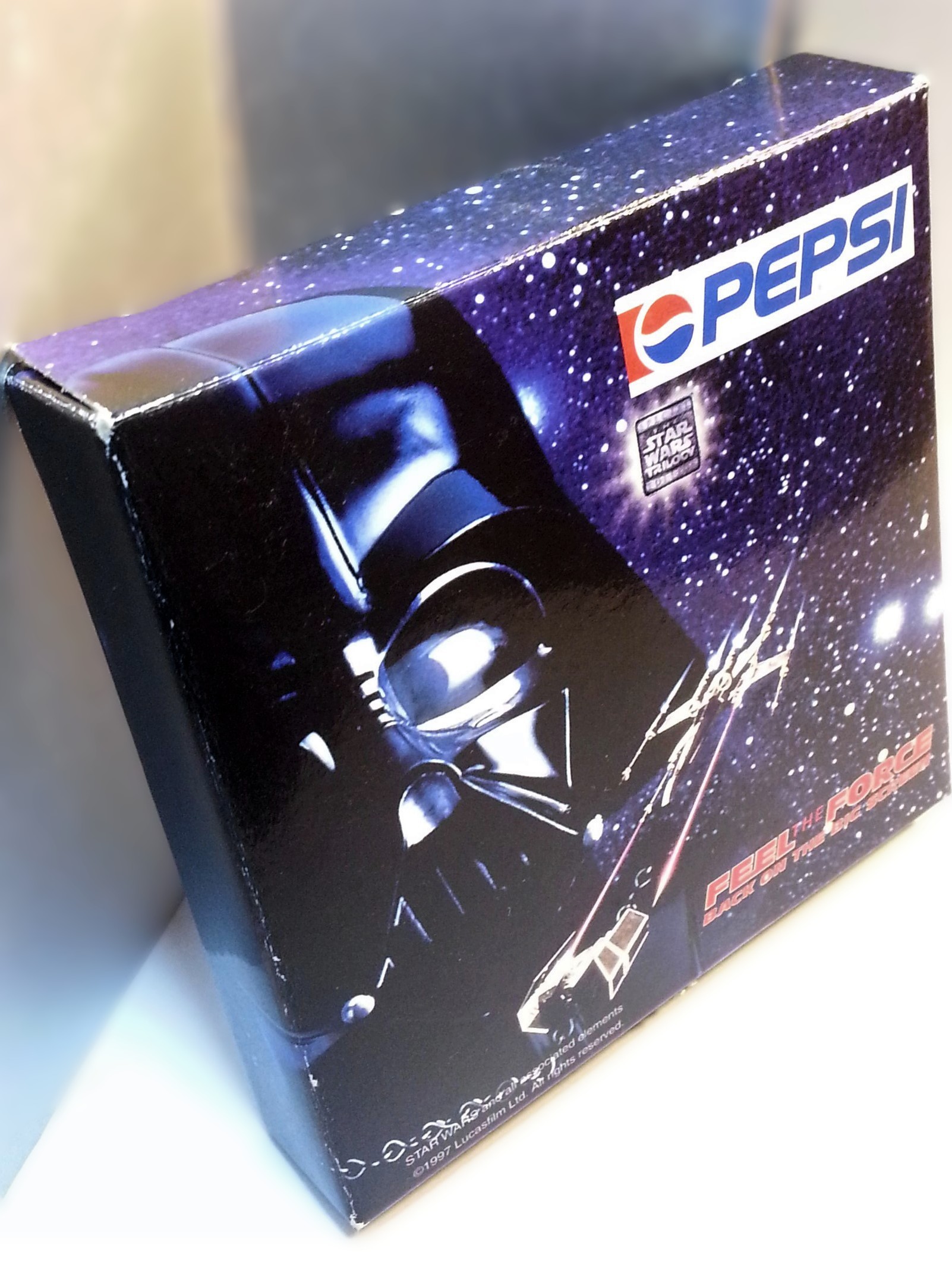 PEPSI x Star Wars Trilogy Special Edition Metal Coaster w/ Cork Backing Set Of 4 - 1997 Unused NFS