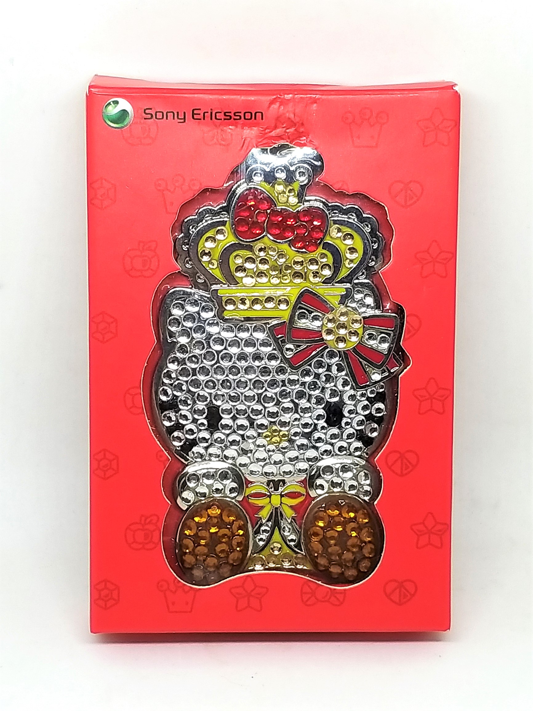 Sony Ericsson x Sanrio 50th Anniversary Hello Kitty Rhinestone Bling Phone Charm Keychain - 2010 Unused