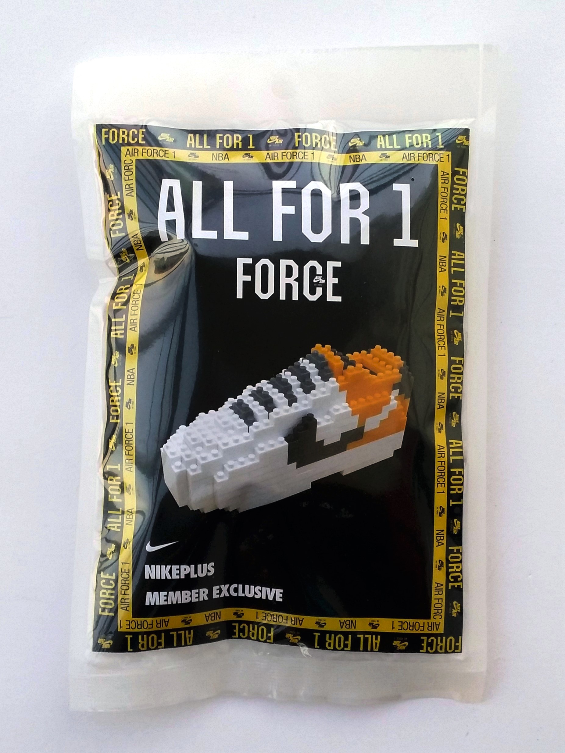 Nike Air Force 1 Mini Brick Sneaker Figure - 2021 NBA Nikeplus Member Exclusive