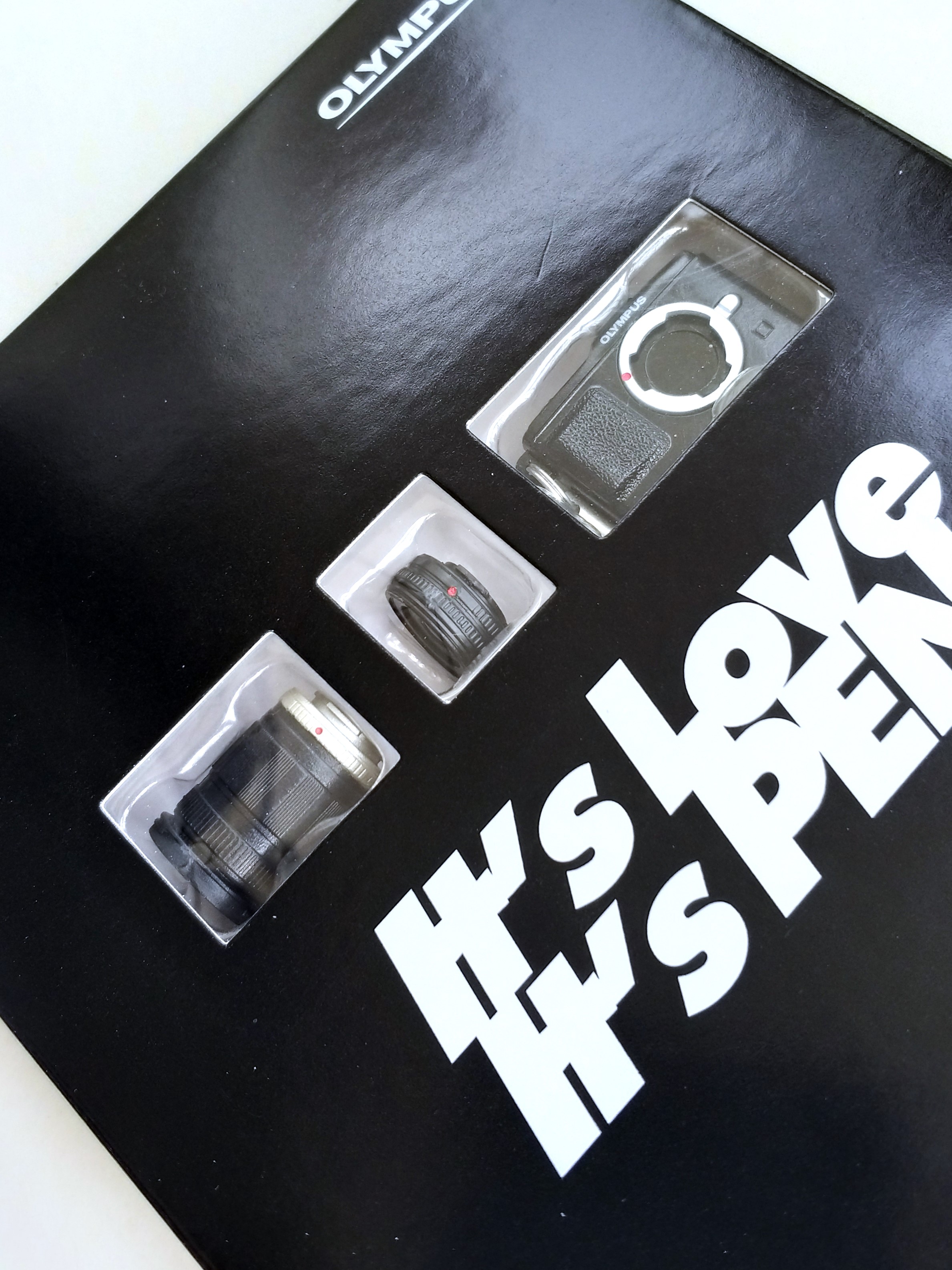 Olympus PEN E-P2 Mini Camera Phone Charm Strap Keychain - 2011 New In Box