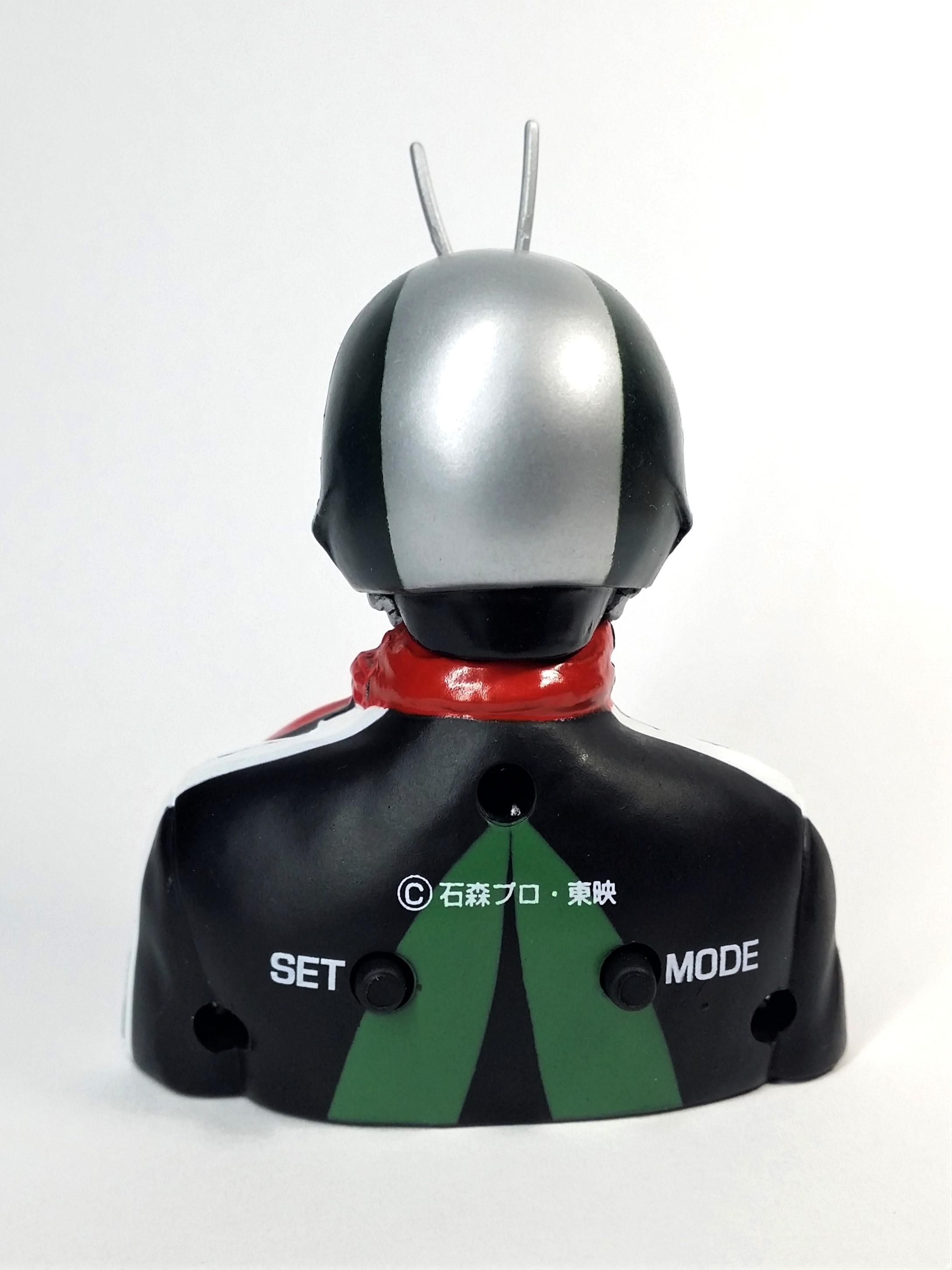 Kamen Rider V2 Bust Mini Digital Clock - 2002 TOEI Japanese Anime Masked Rider