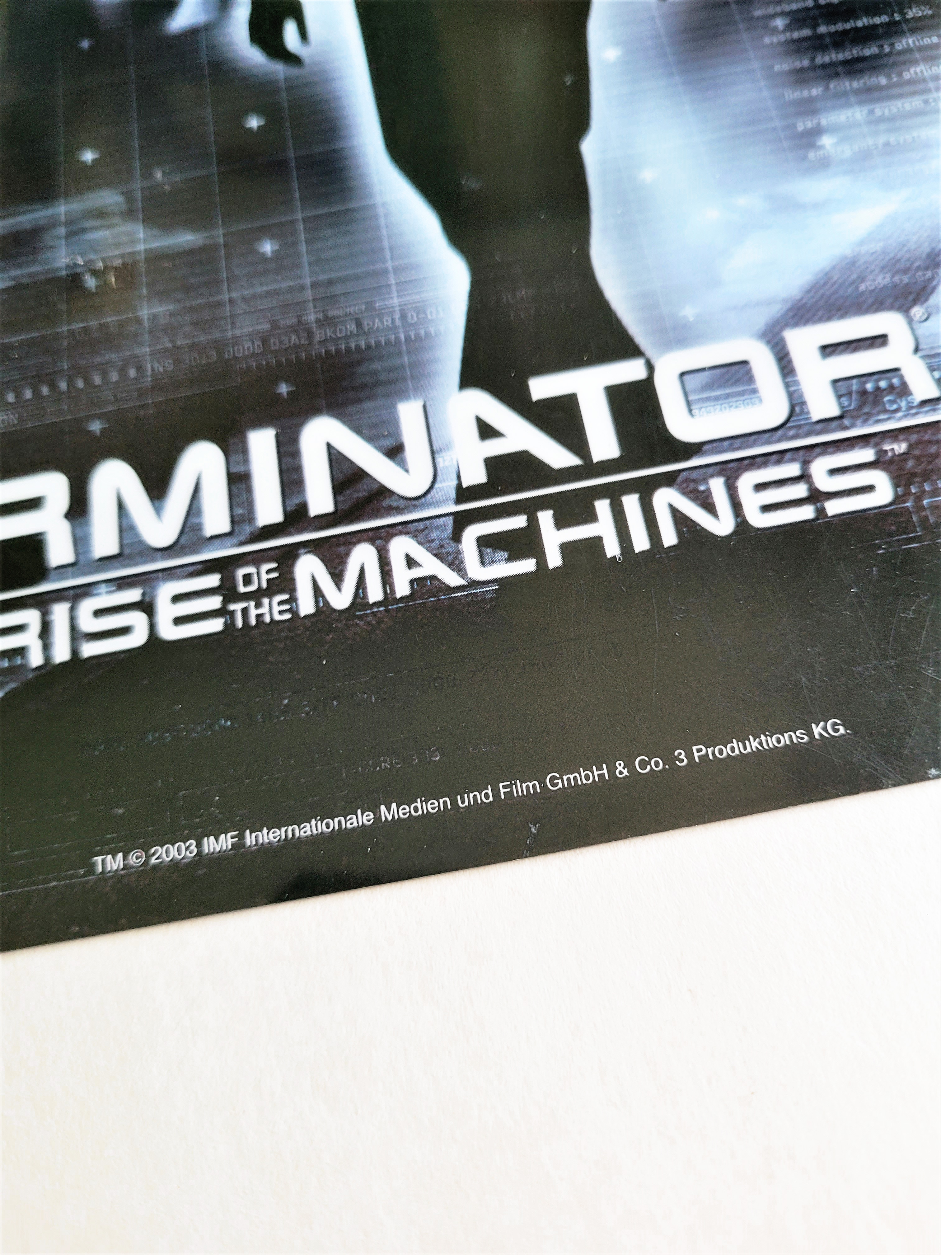 Terminator 3 Double Sided Pencil Board Shitajiki - 2003 IMF Intermedia Films