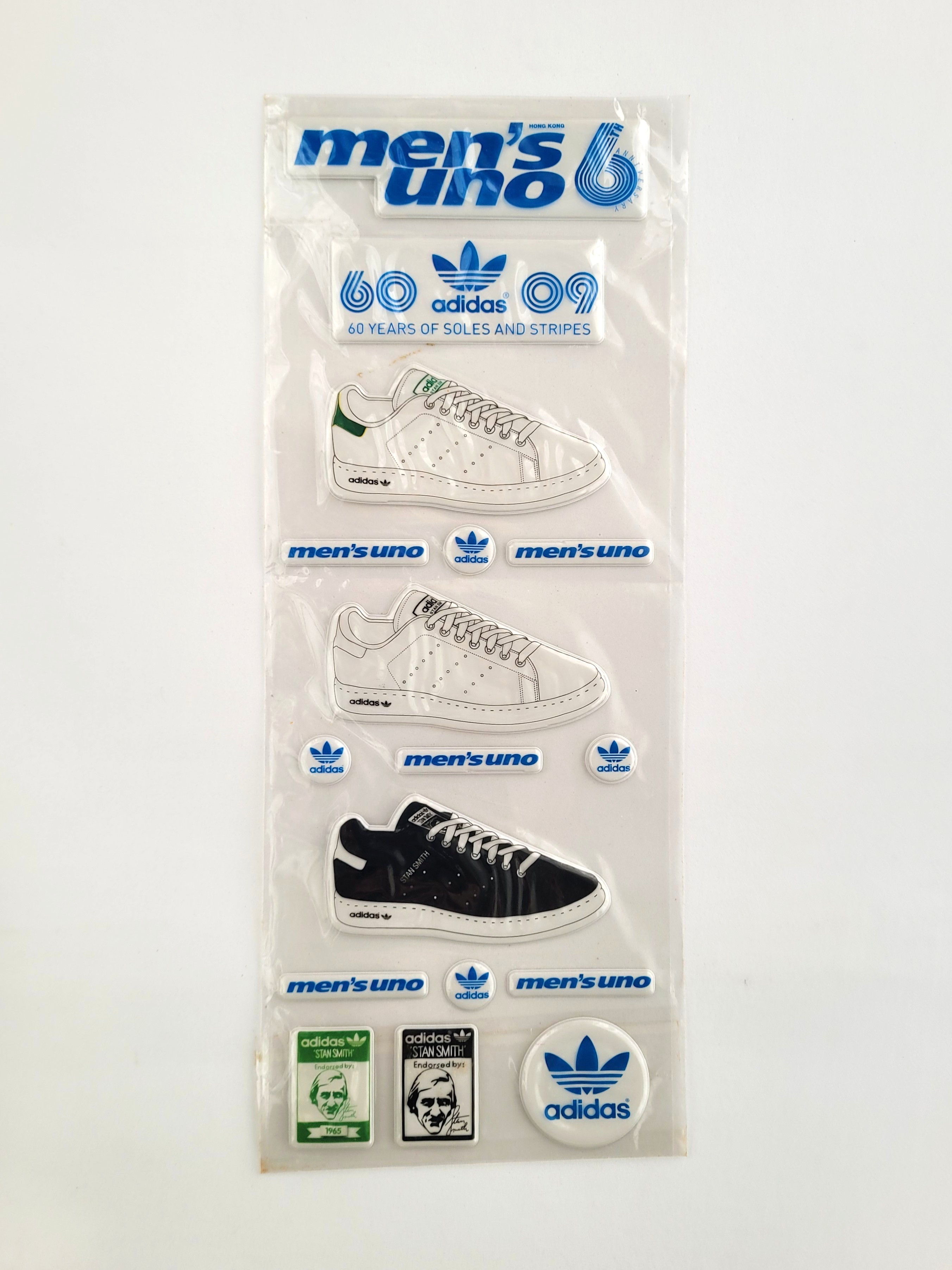 Adidas 60th Anniversary Stan Smith Puffy Sticker Sheet - 2009 Adidas Originals