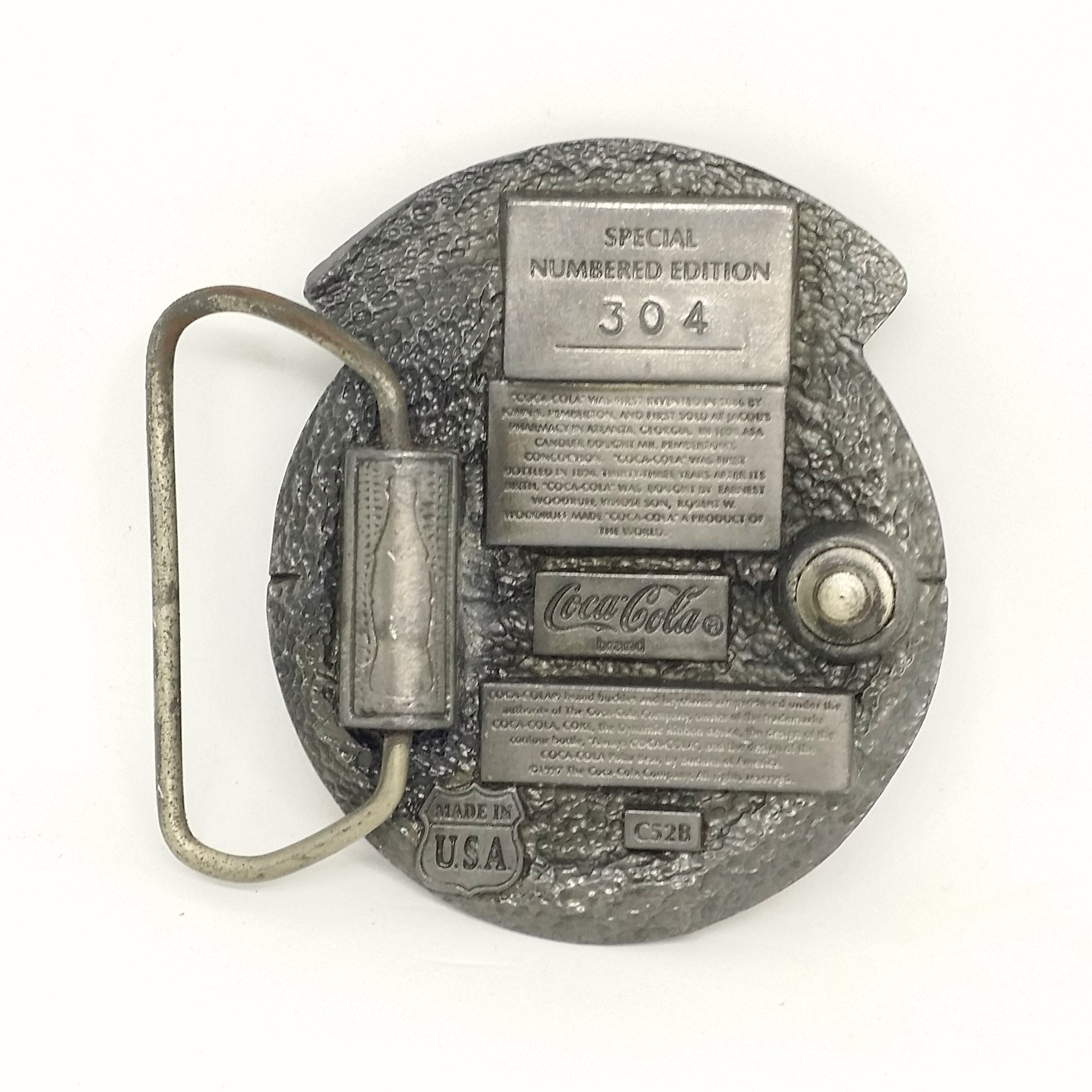 Coca Cola Belt Buckle (Always Logo) - 1990s Coca-Cola Special Numbered Edition