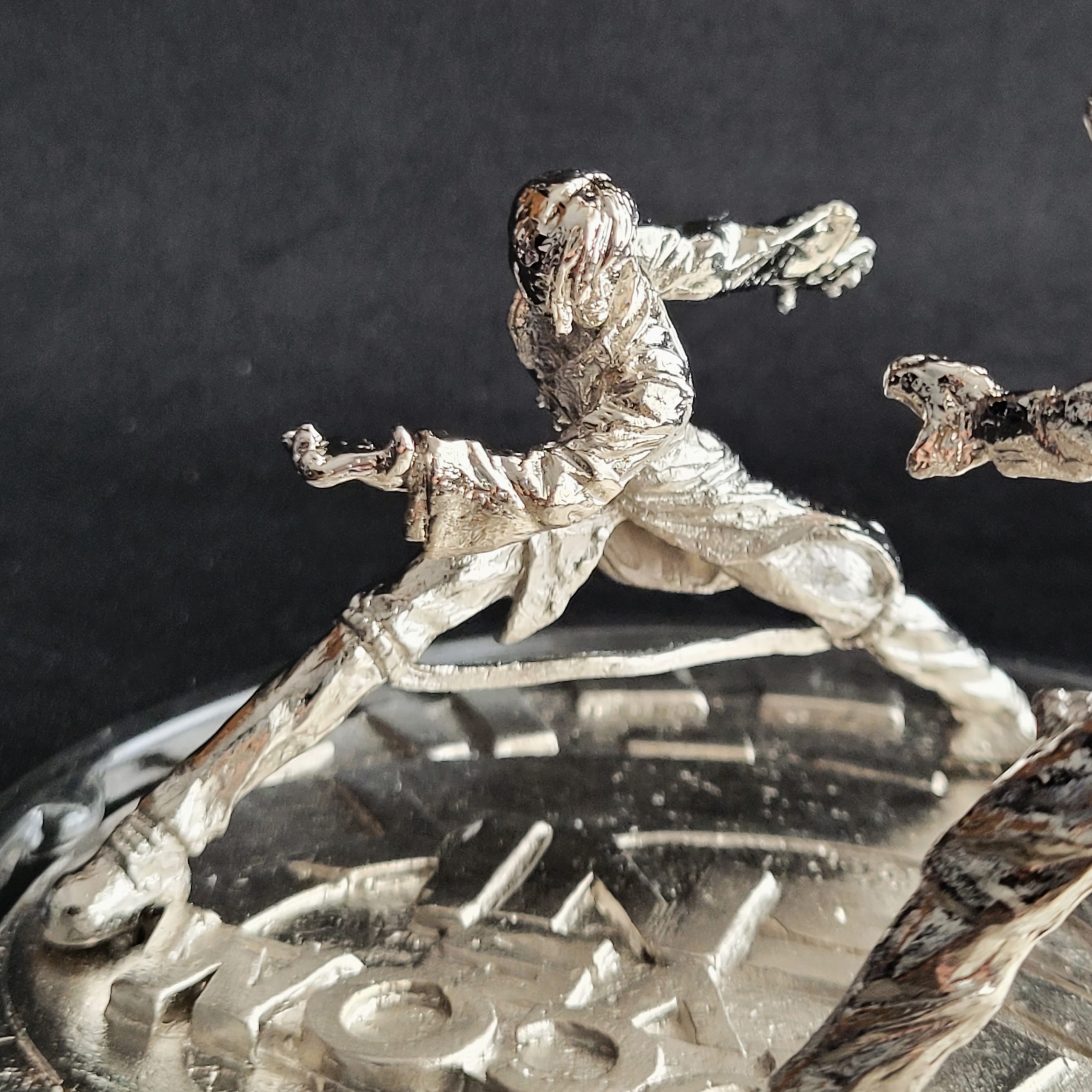 Capcom vs. SNK Millennium Fight 2000 Metal Figure Statue (Ryu & Iori Yagami) - 2000 Hong Kong Comics