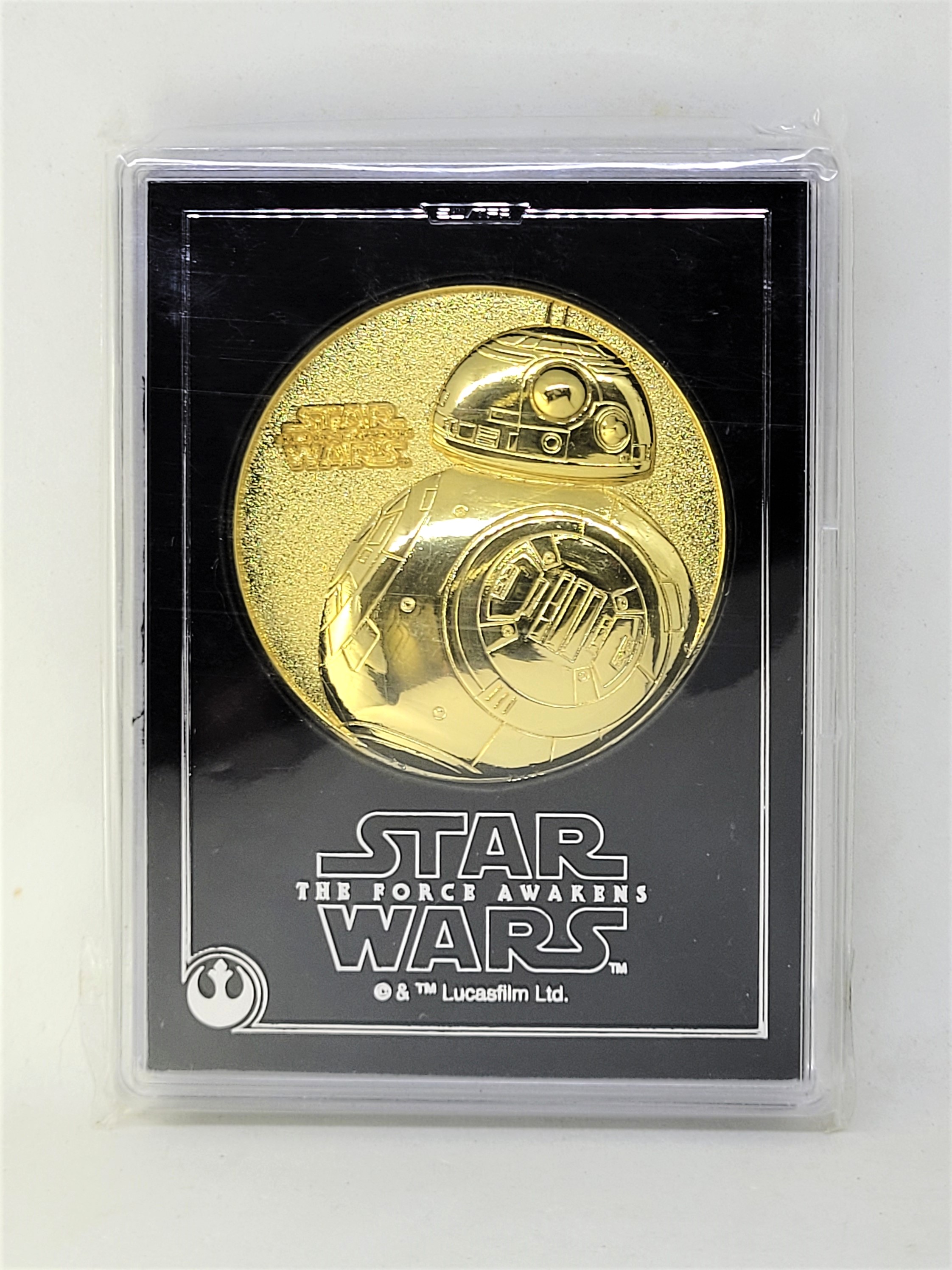 Star Wars The Force Awakens BB-8 Medal Coin - 2015 Disney / Lucasfilm Ltd.