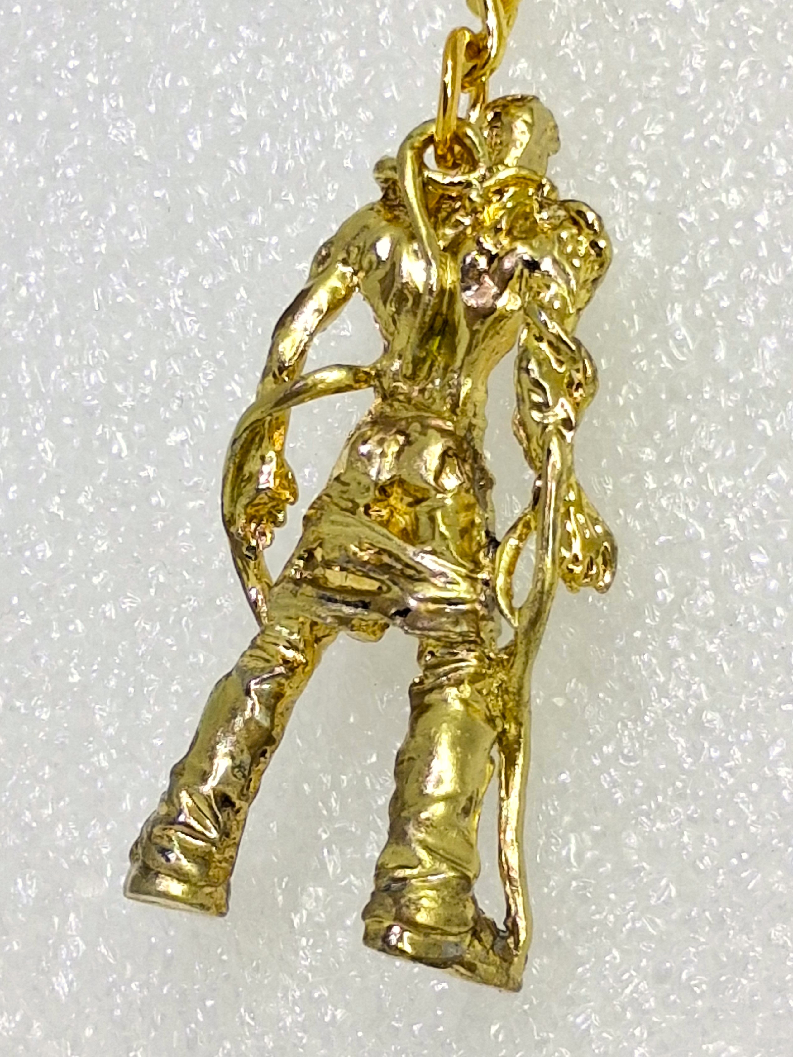 BIOHAZARD 3 Nemesis T-02 Figure Keychains (Gold / Silver) - 1999 Capcom Resident Evil Hong Kong Comics