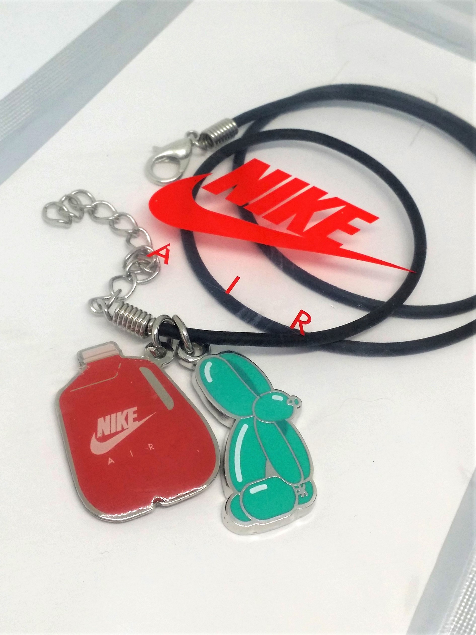 Nike Air Max Day Charms w/ Leather Cord Necklace / Bracelet (#4) - 2018 HK Exclusive