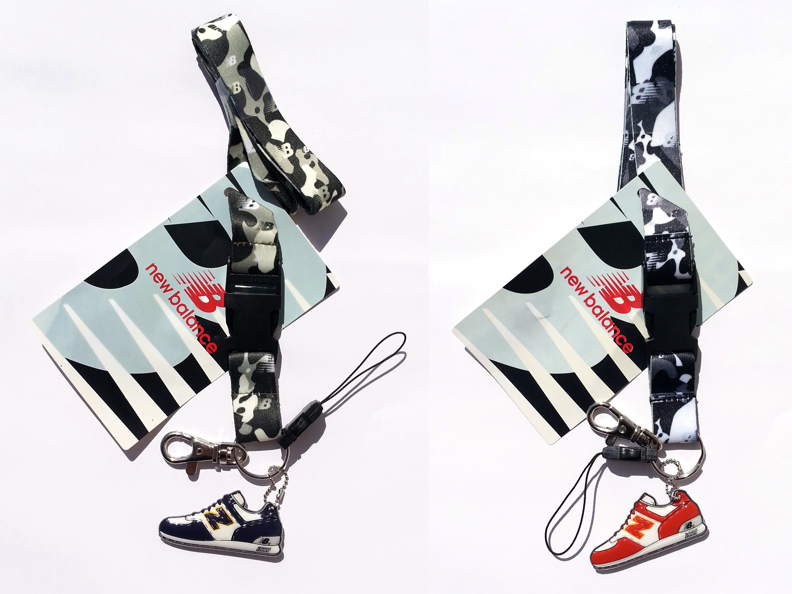 New Balance 576 Cell Phone Lanyard Strap w/ Phone Charms - New w/ Tag