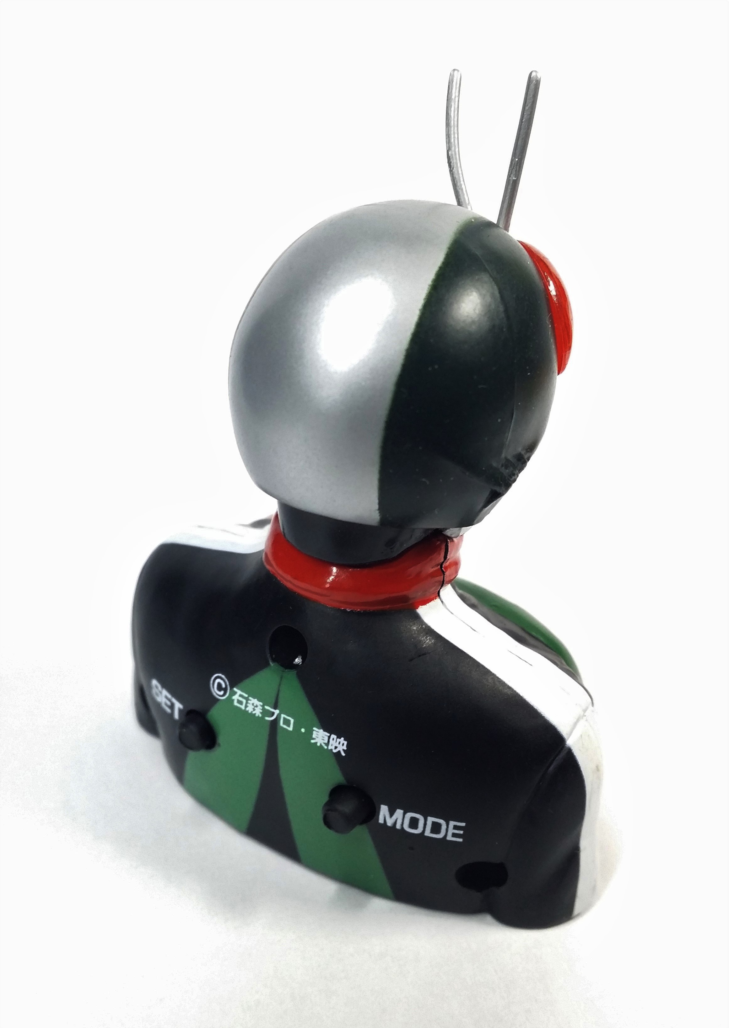 Kamen Rider V2 Bust Mini Digital Clock - 2002 TOEI Japanese Anime Masked Rider