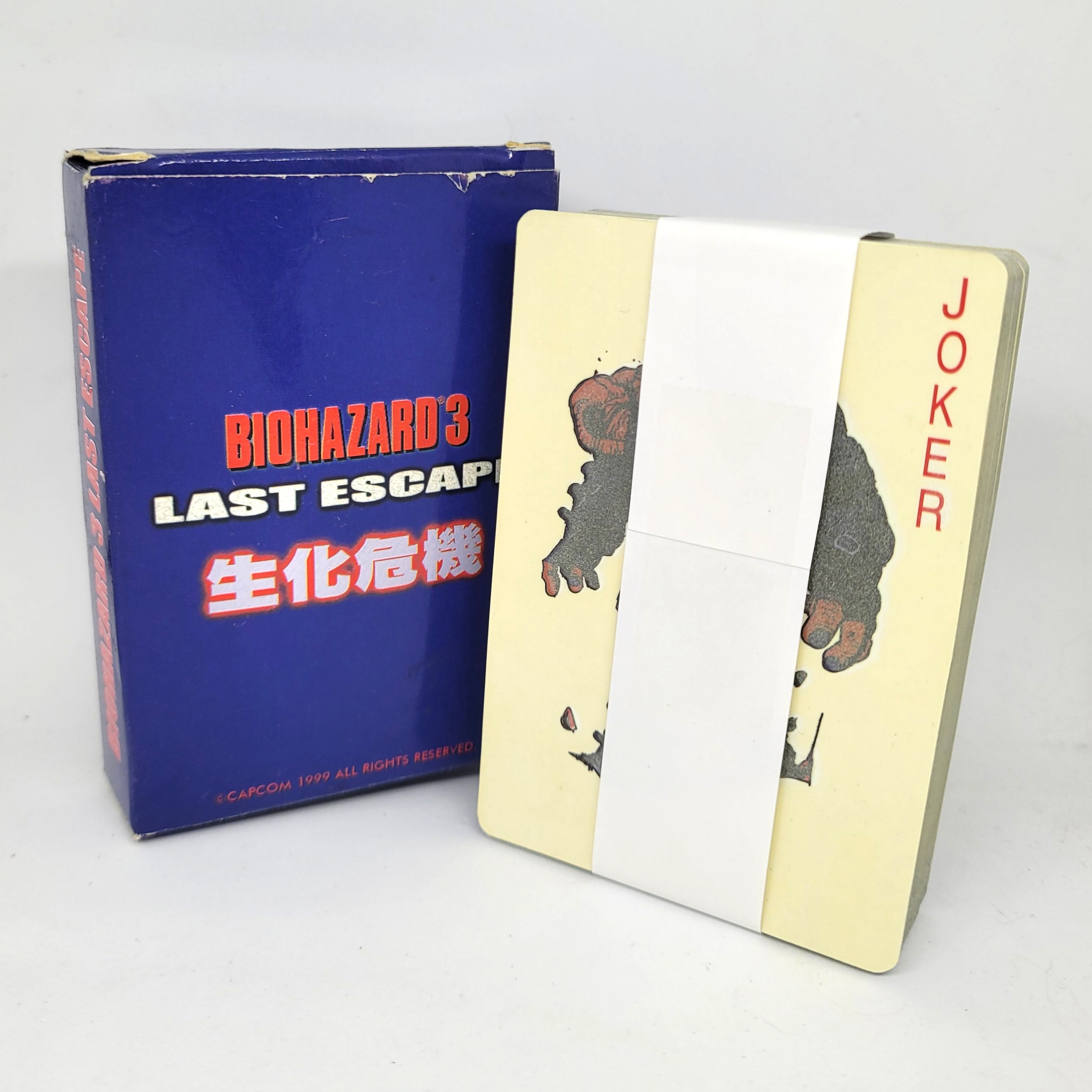 BIOHAZARD 3 Playing Cards (Glow In The Dark) - 2000 Capcom Resident Evil Hong Kong Comics