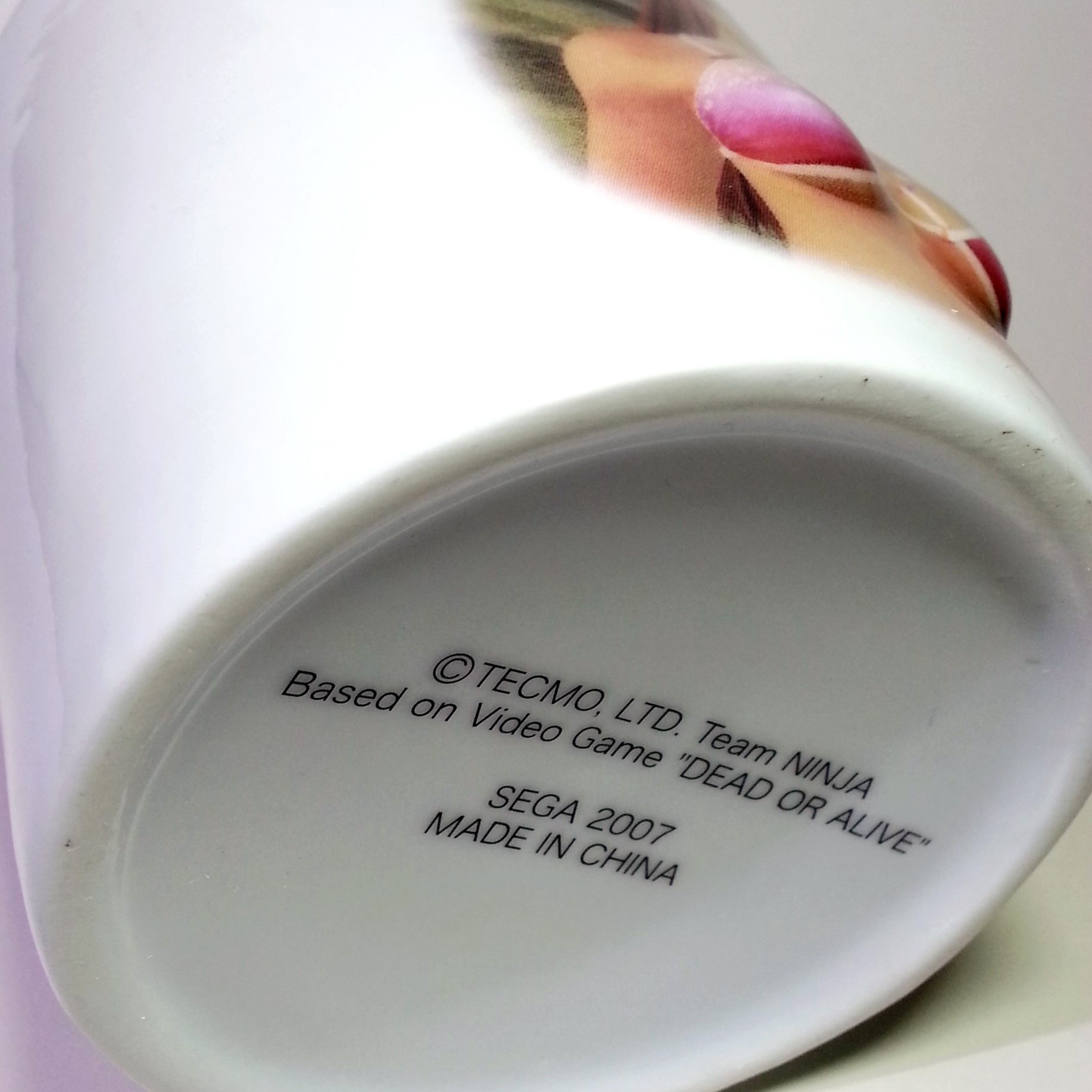 Dead or Alive Xtreme 2 Kasumi (Pink Bikini) 3D Relief Breast Mug - 2007 SEGA DOAX2