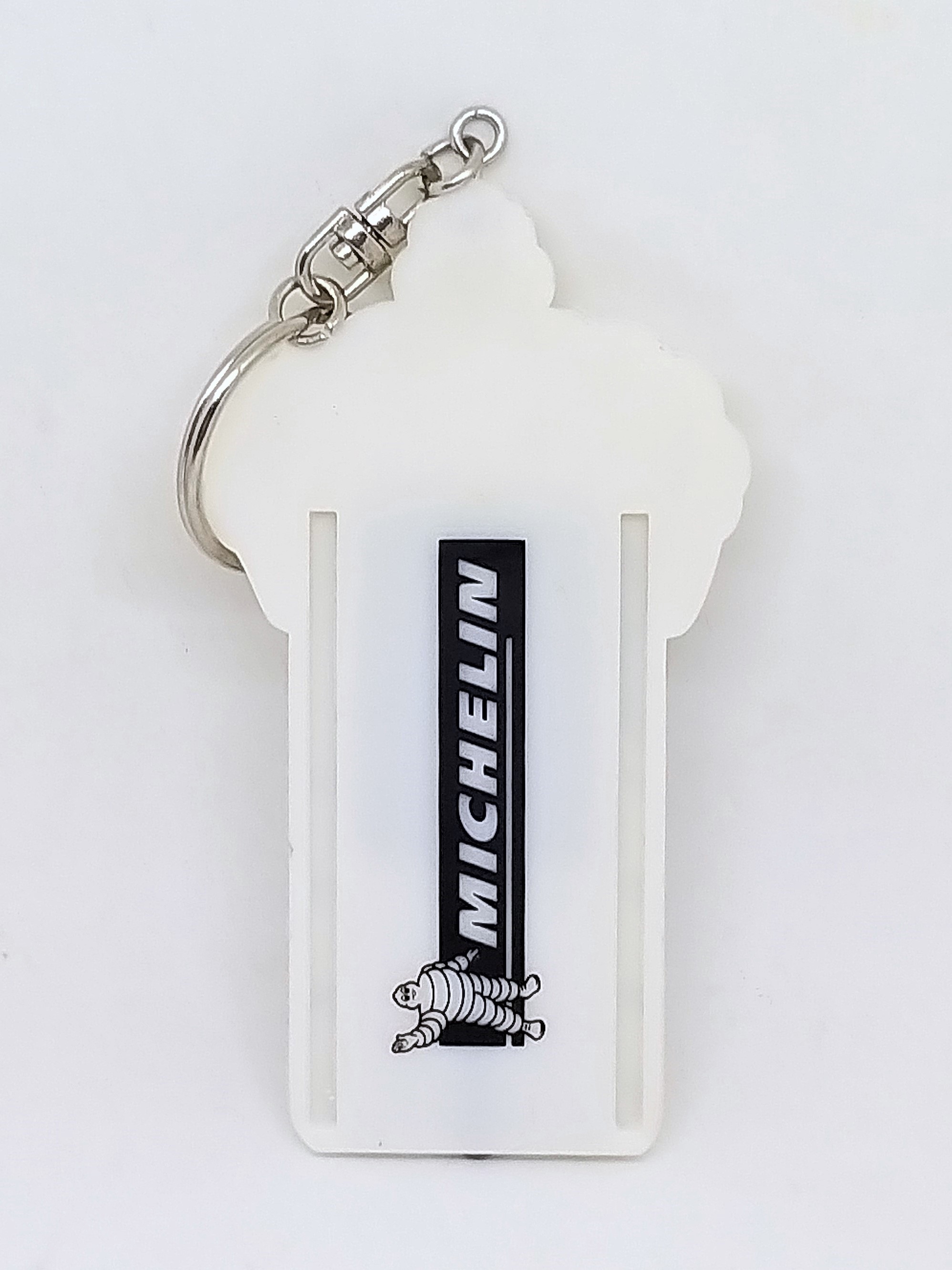 Michelin Man Tread Depth Gauge Keychain - 2008 Limited Edition Key Ring