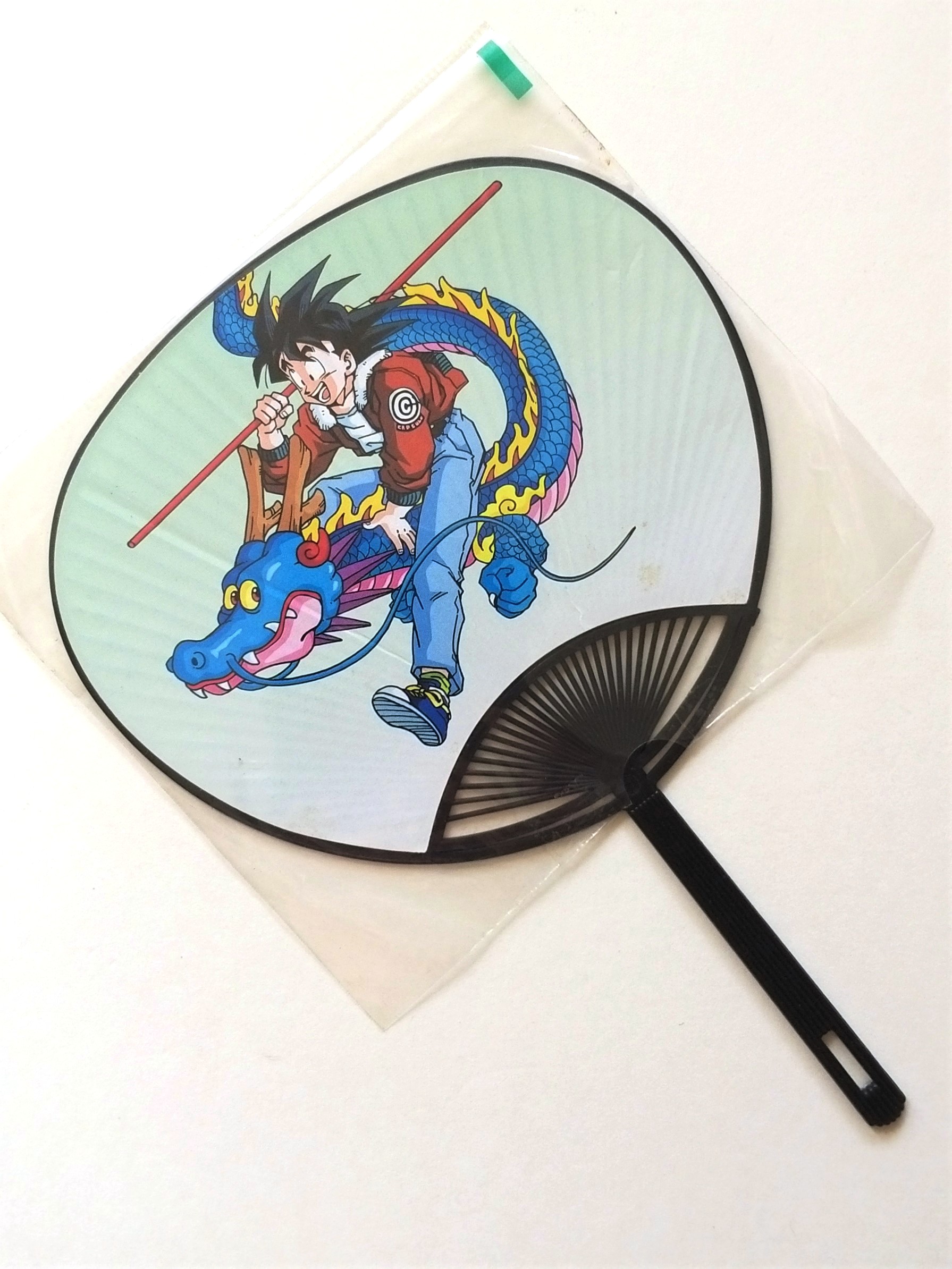 Dragon Ball Z Hand Fan #04 - 1990s Shueisha Toei Japanese Anime - Unused