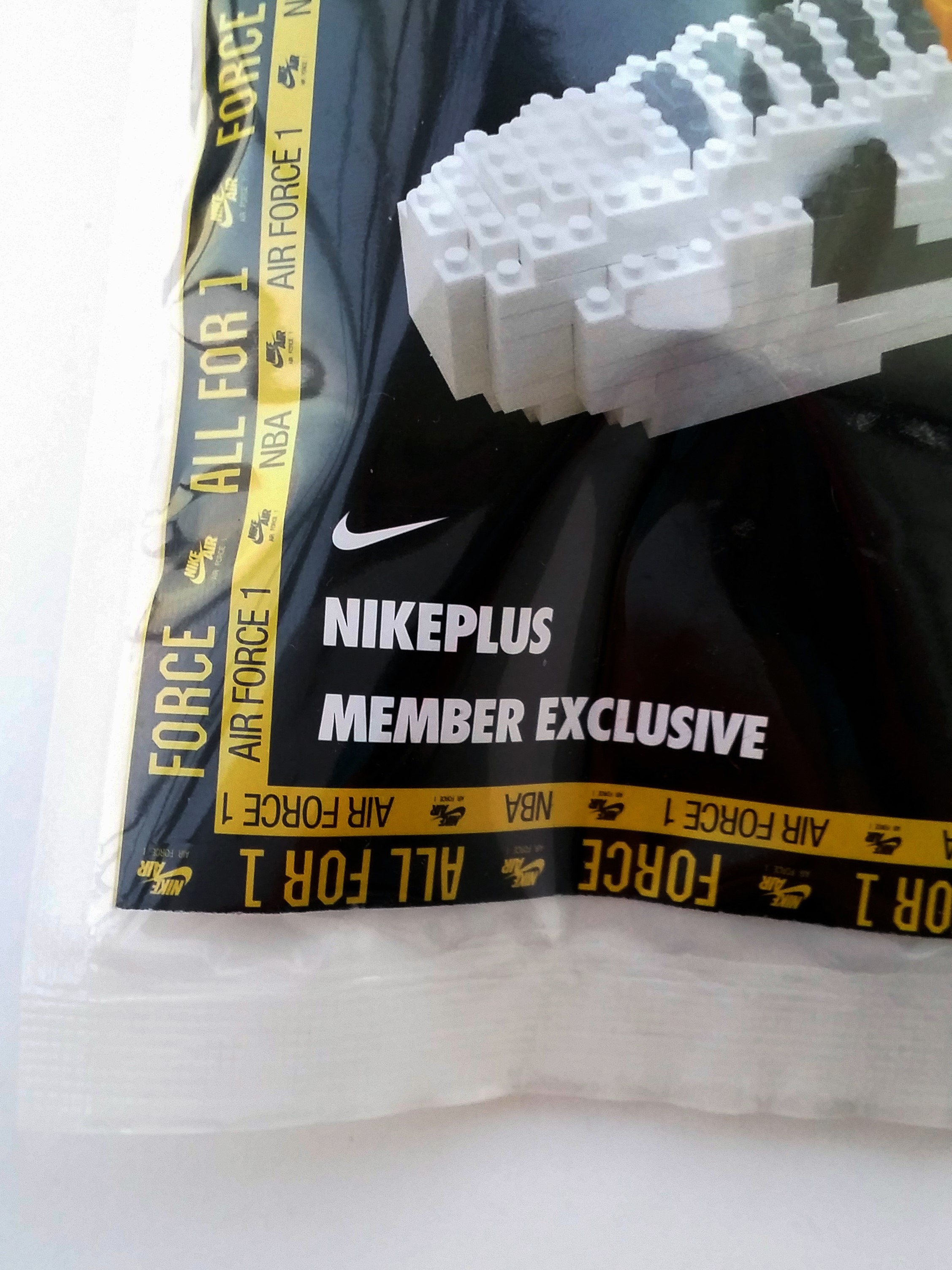 Nike Air Force 1 Mini Brick Sneaker Figure - 2021 NBA Nikeplus Member Exclusive