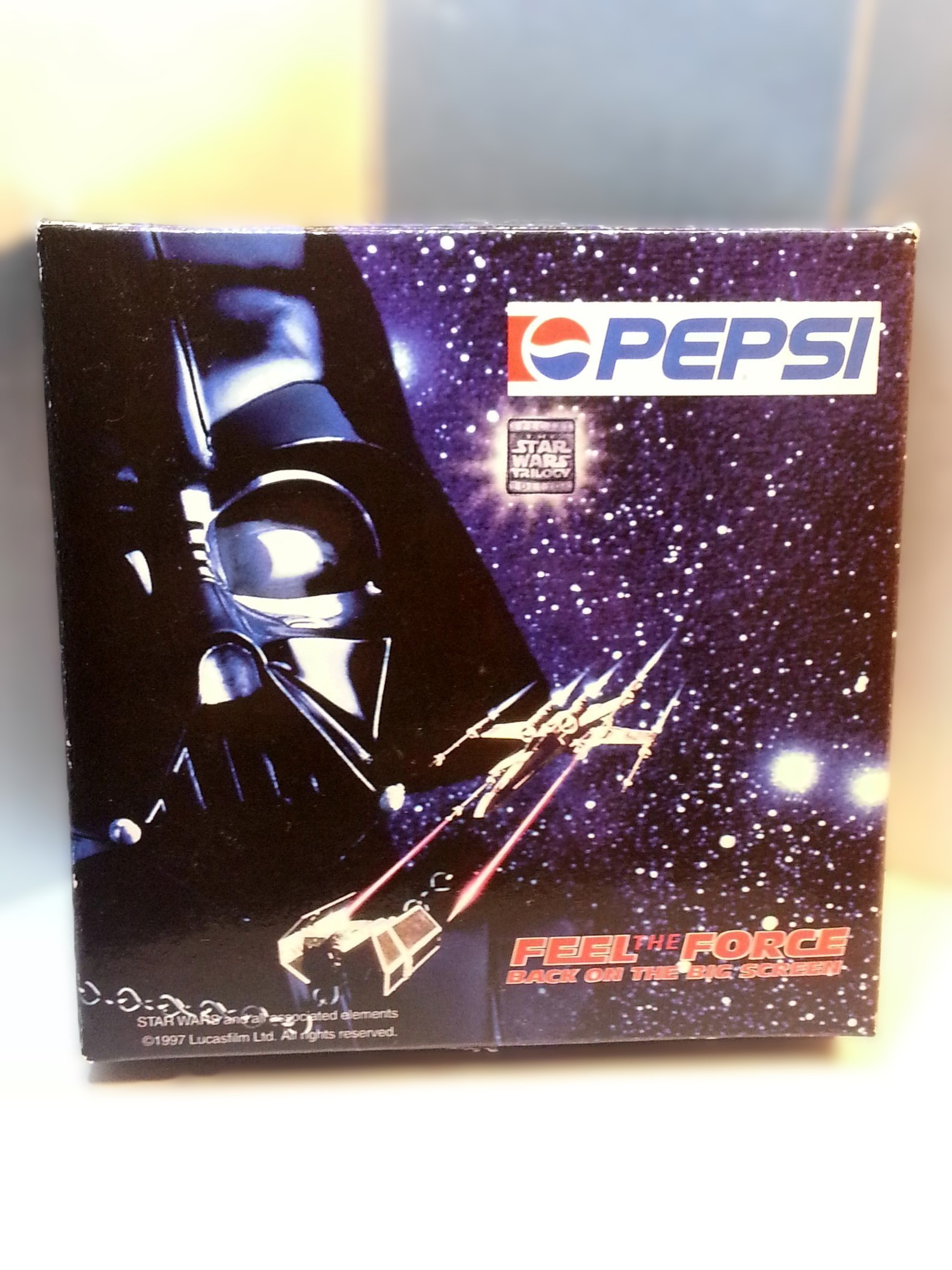 PEPSI x Star Wars Trilogy Special Edition Metal Coaster w/ Cork Backing Set Of 4 - 1997 Unused NFS
