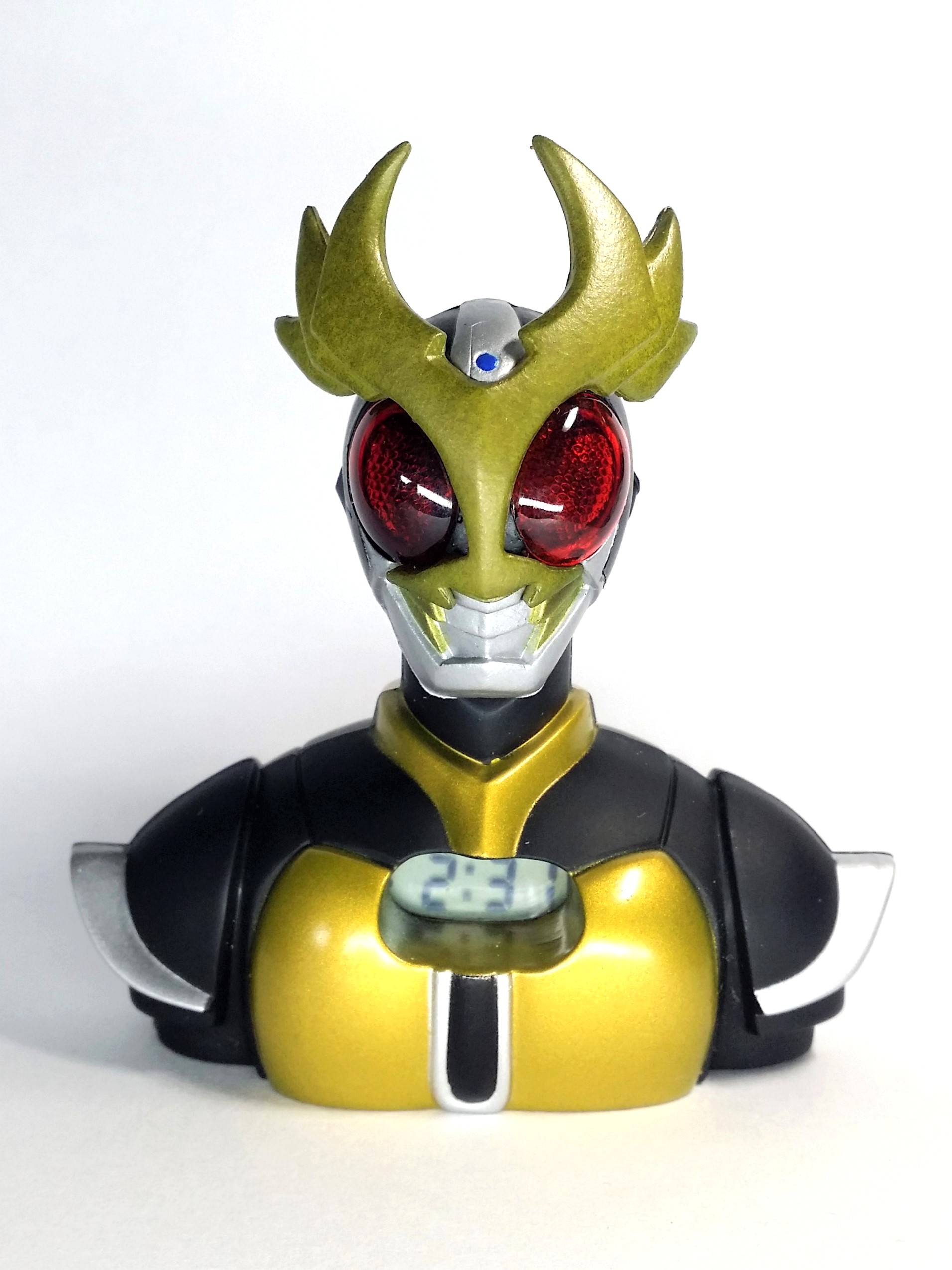 Kamen Rider AGITO Bust Mini Digital Clock - 2002 TOEI Japanese Anime Masked Rider
