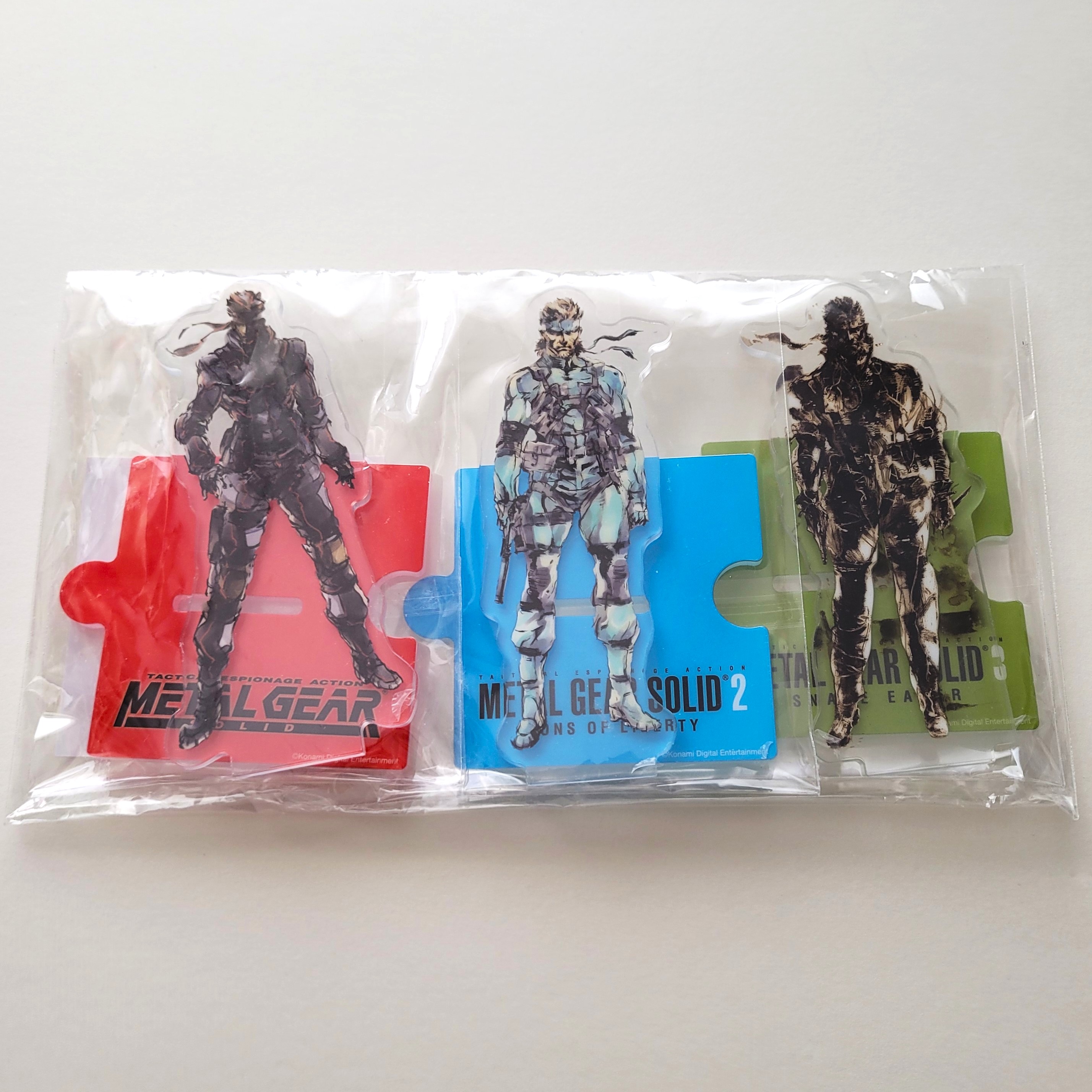 Metal Gear Solid: Master Collection Vol.1 Acrylic Stand Set Of 3 - 2023 KONAMI