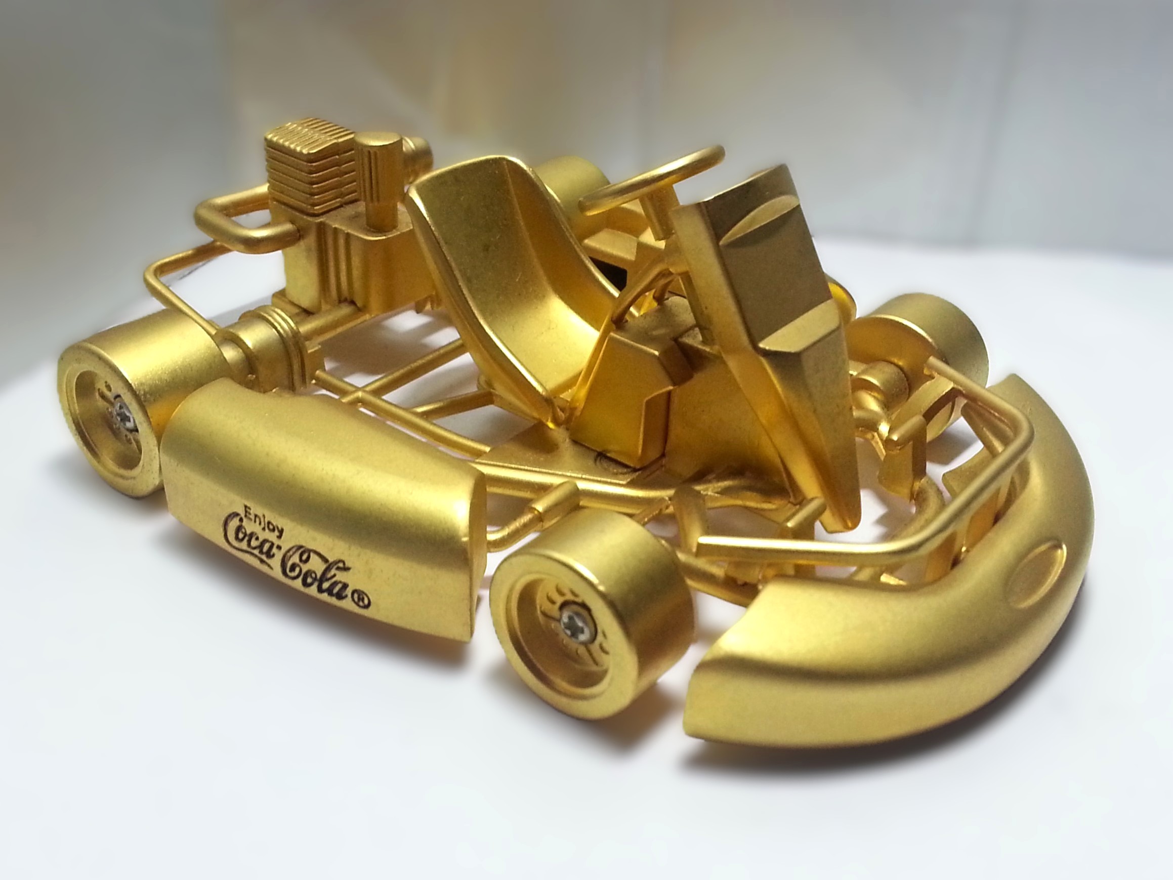 Coca Cola 2002 Go-Kart Diecast Metal Mini Racing Car Set Of 3 - New In Box