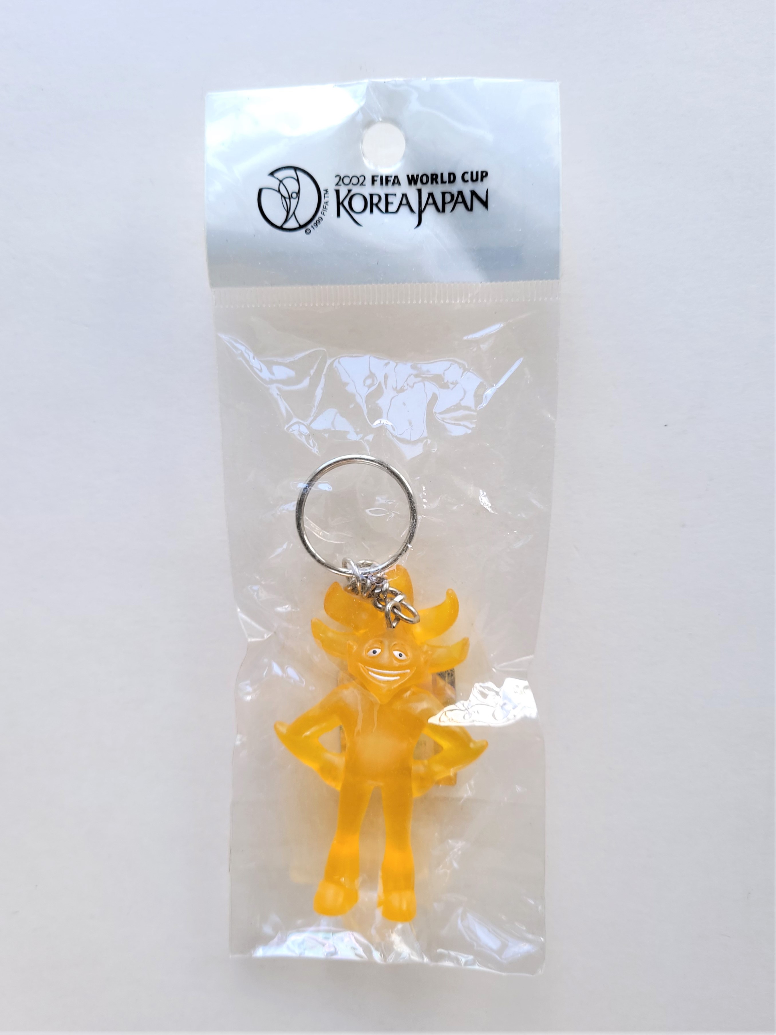 2002 Fifa World Cup Korea Japan Mascot ATO Clear Figure Keychain Key Ring New