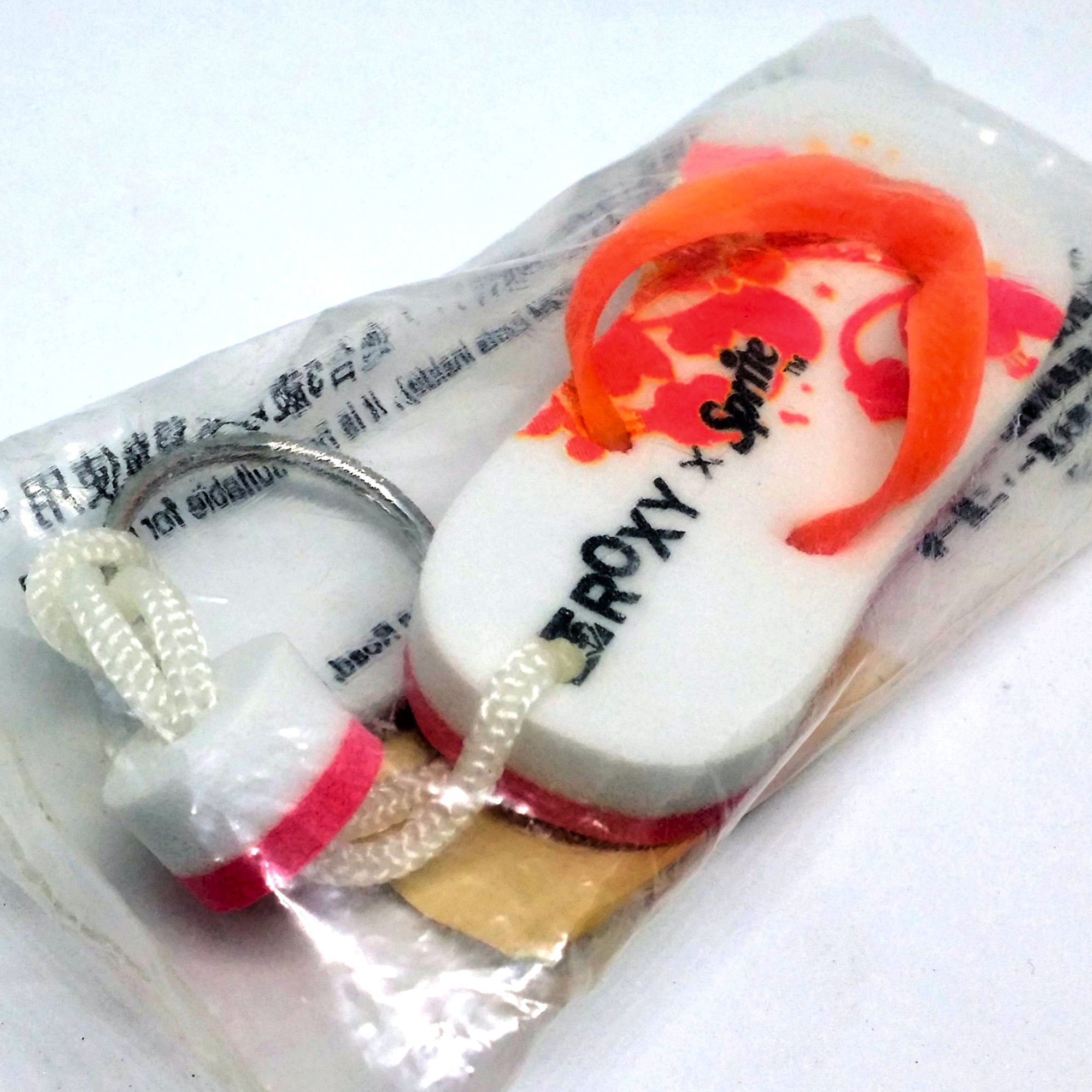 Sprite x ROXY Slipper Keychain / Key Ring / Bag Charm - 2007 Factory Sealed