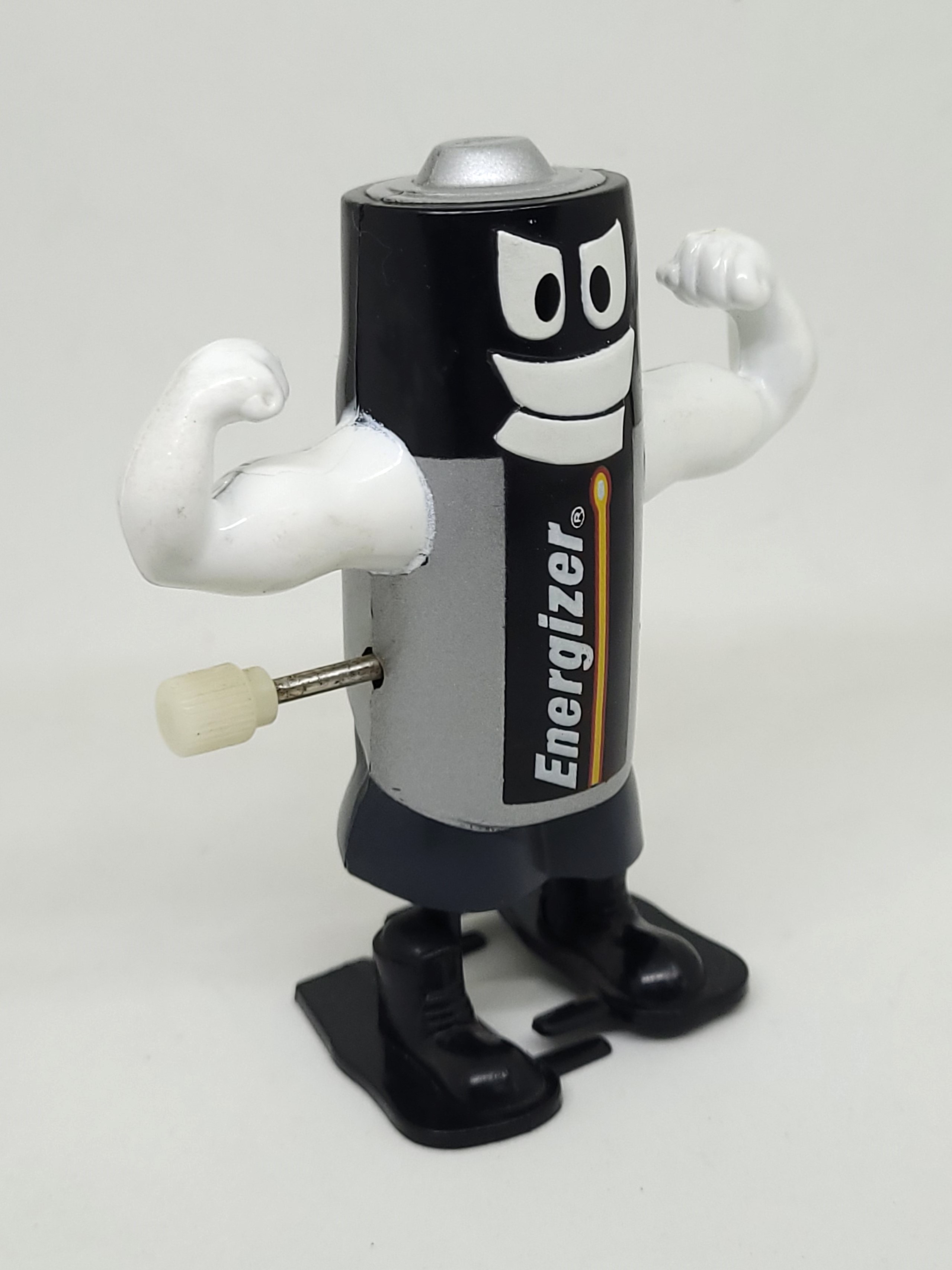 Energizer Battery Mascot Wind-Up Walking Toy - 1990s Mr. Energizer