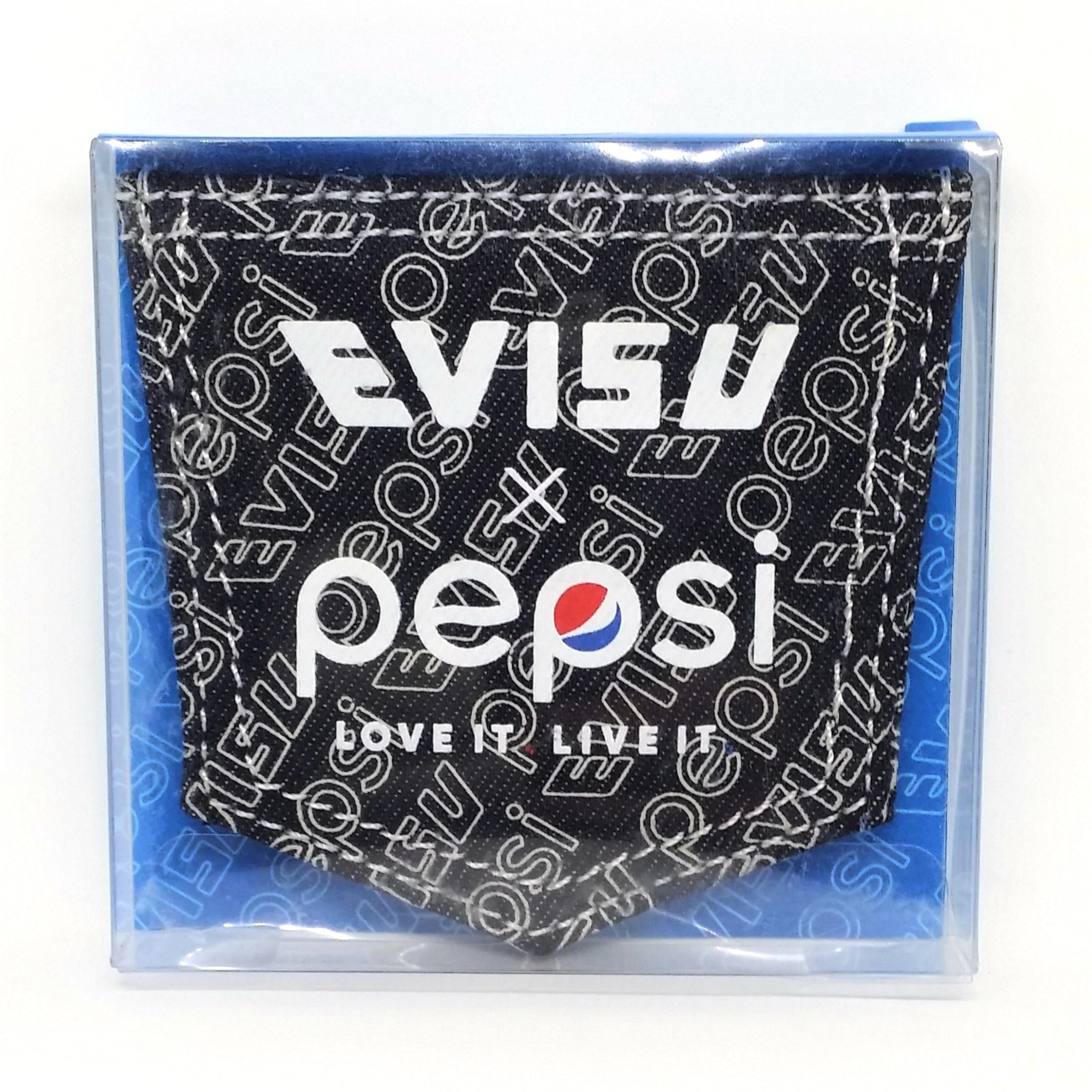 EVISU x Pepsi "LOVE IT LIVE IT" Coins Purse - 2018 Limited Edition Collaboration Coins Case