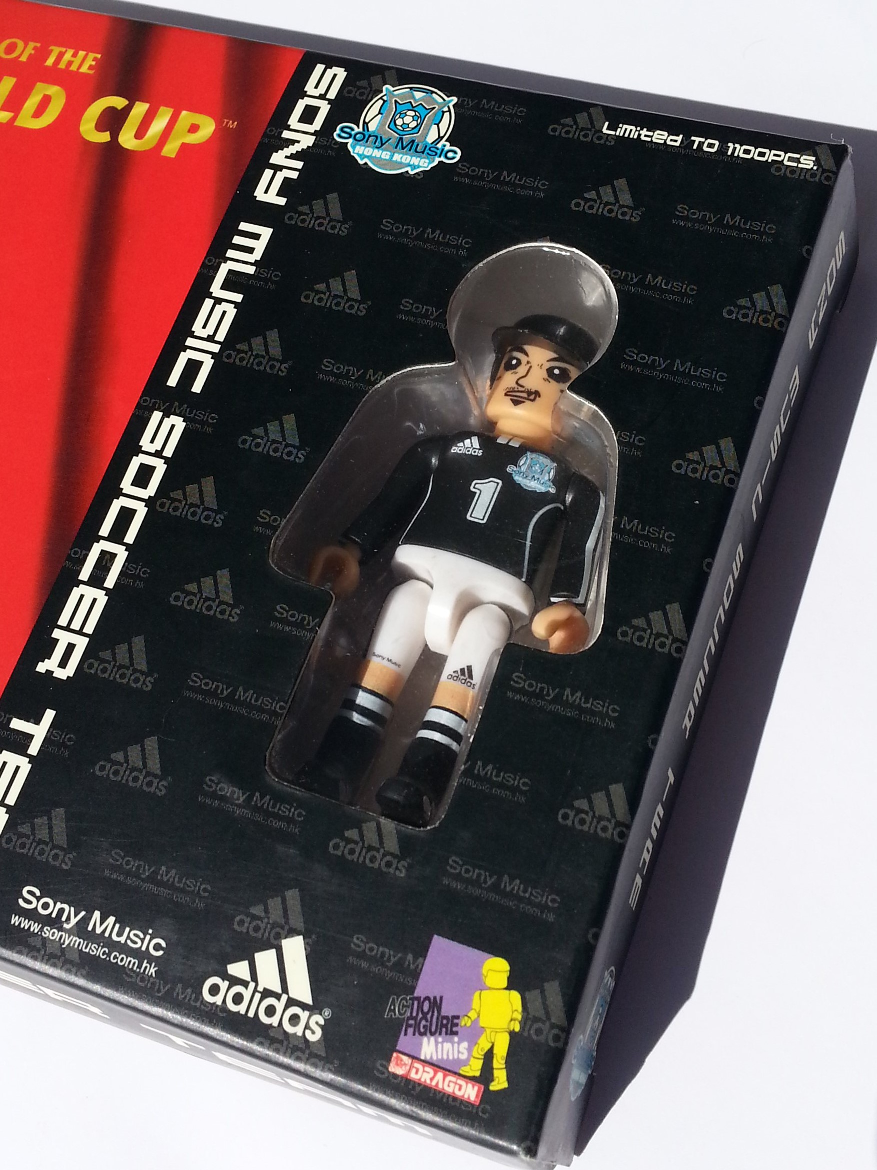  Adidas x Sony Music 2002 Fifa World Cup CD Album w/ Mini Figure (Bk) Limited To 1100