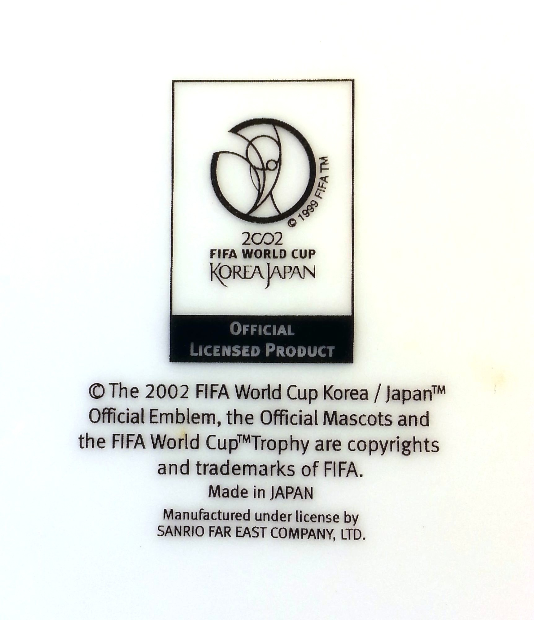 2002 Fifa World Cup Korea Japan Commemorative Plate (Tournament Schedule)