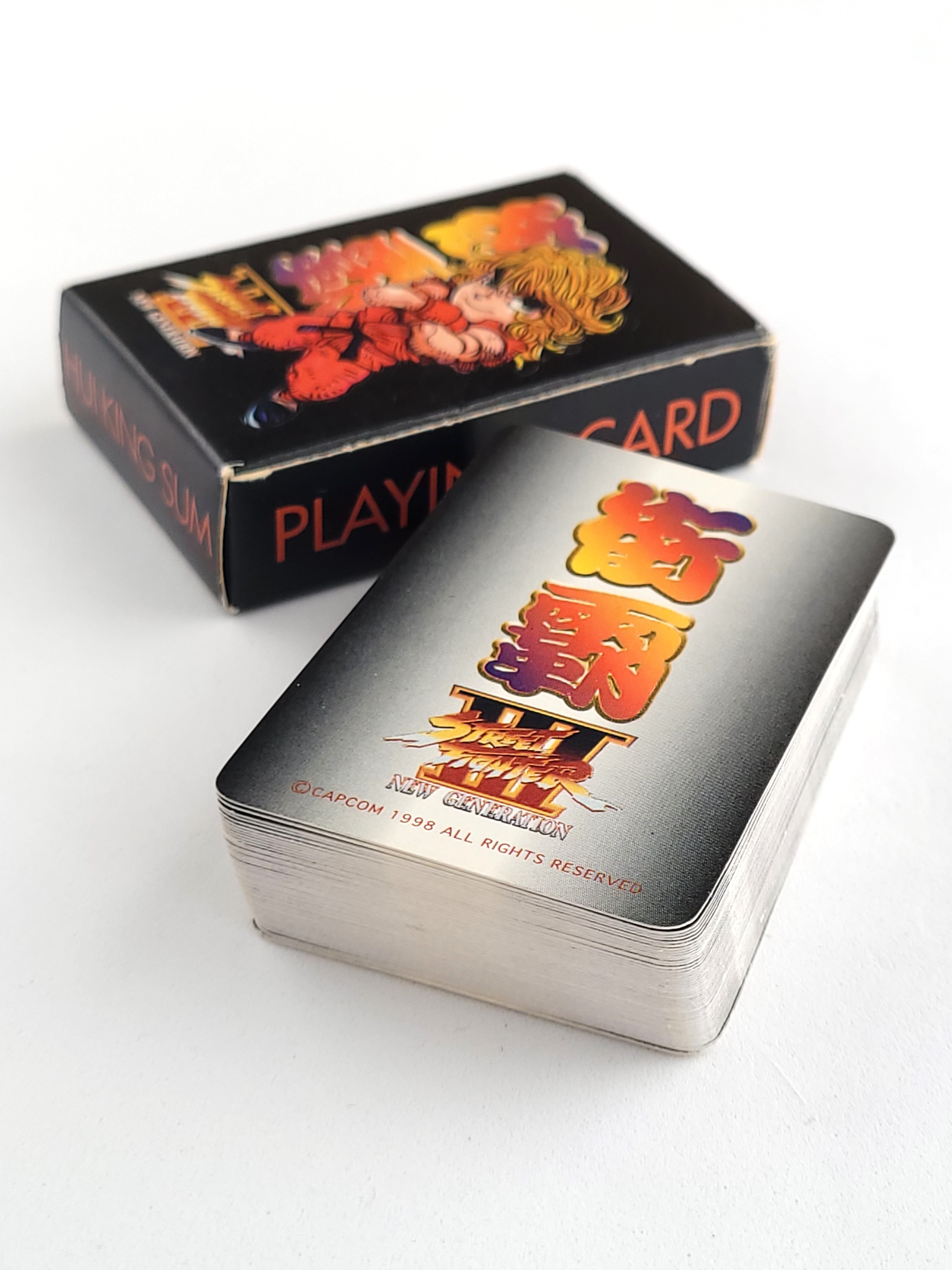 Street Fighter III New Generation Mini Playing Cards (6.4 x 4.2cm) - 1998 Capcom Hong Kong Comics