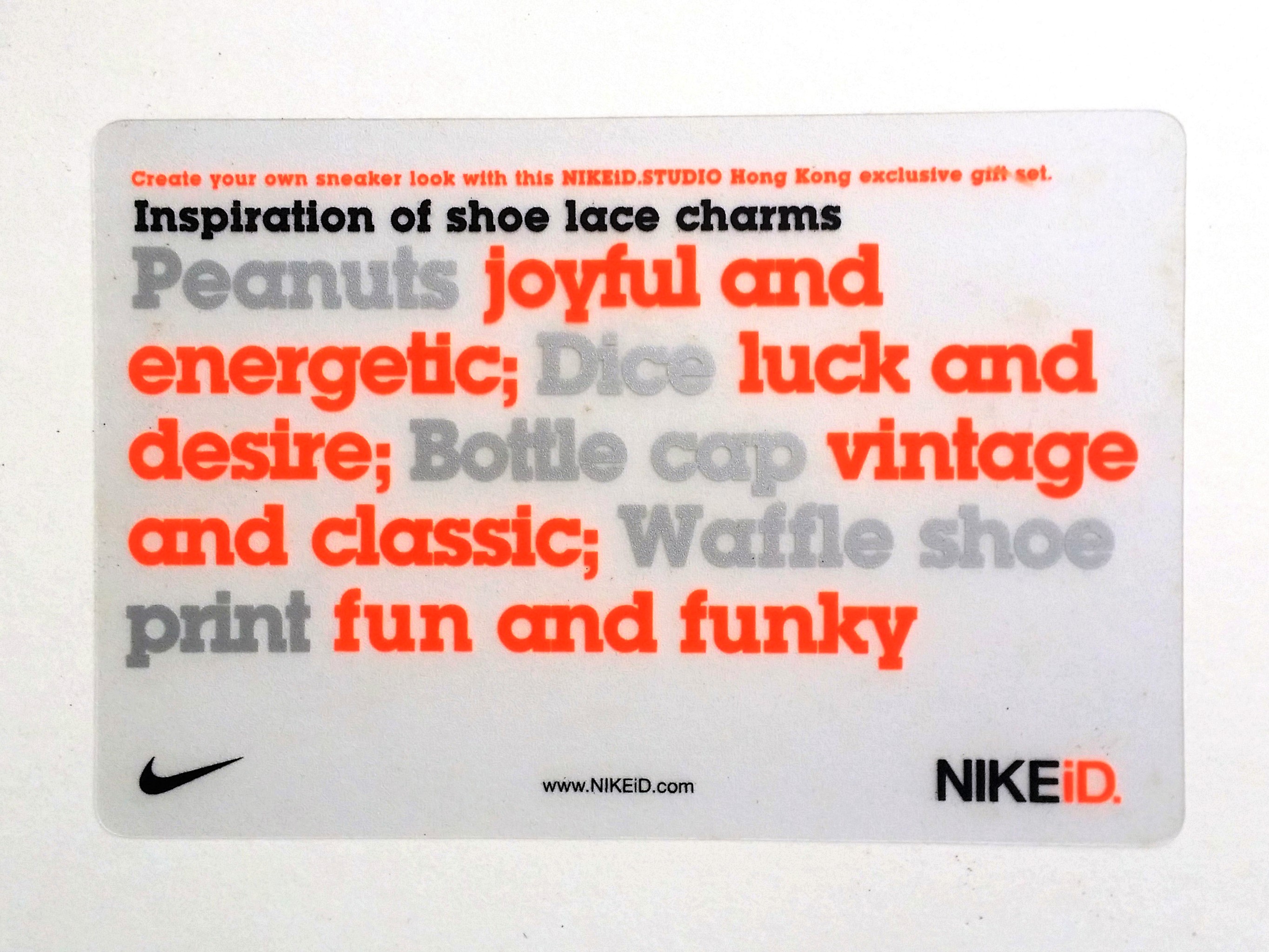 Nike Inspiration Of Shoelace Charms Set - 2021 NIKEiD Lace Locks