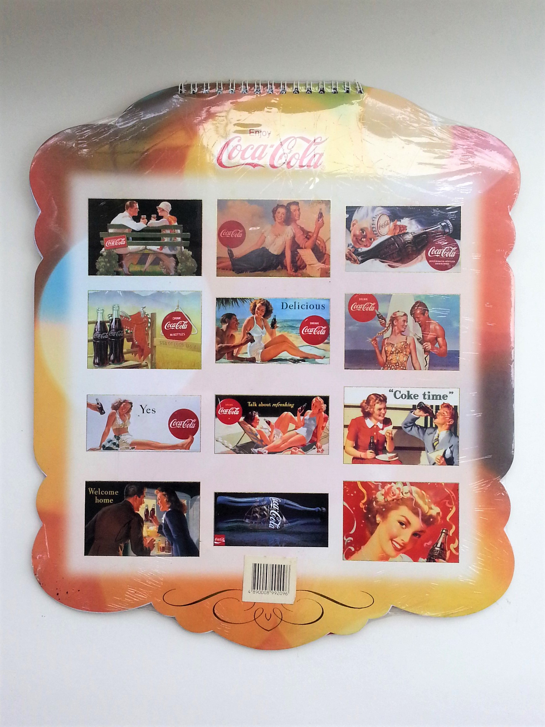 Coca Cola 2001 Wall Calendar "Coca-Cola Super Premium Collection" Factory Sealed