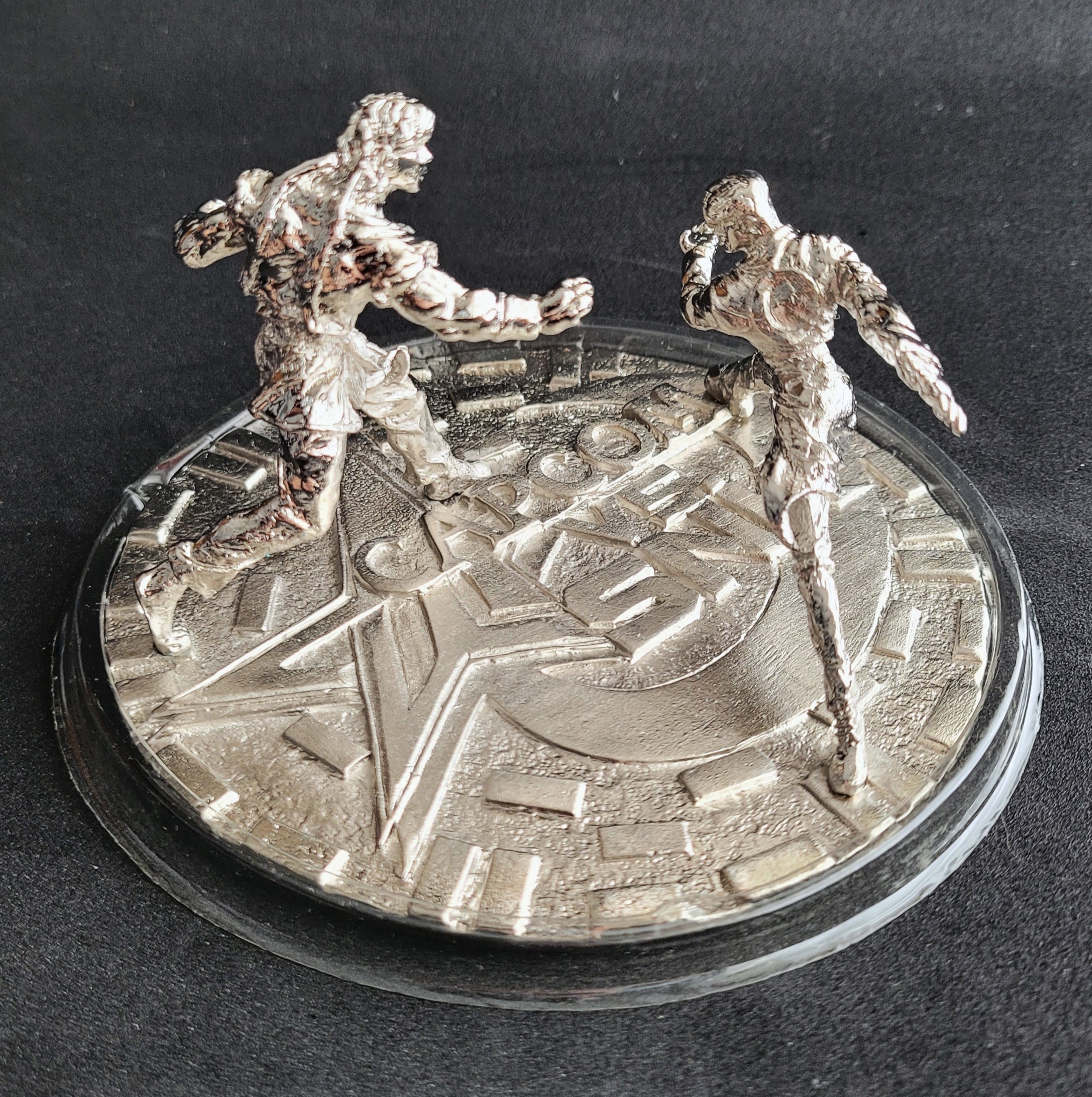 Capcom vs. SNK Millennium Fight 2000 Metal Figure Statue (Ryu & Iori Yagami) - 2000 Hong Kong Comics