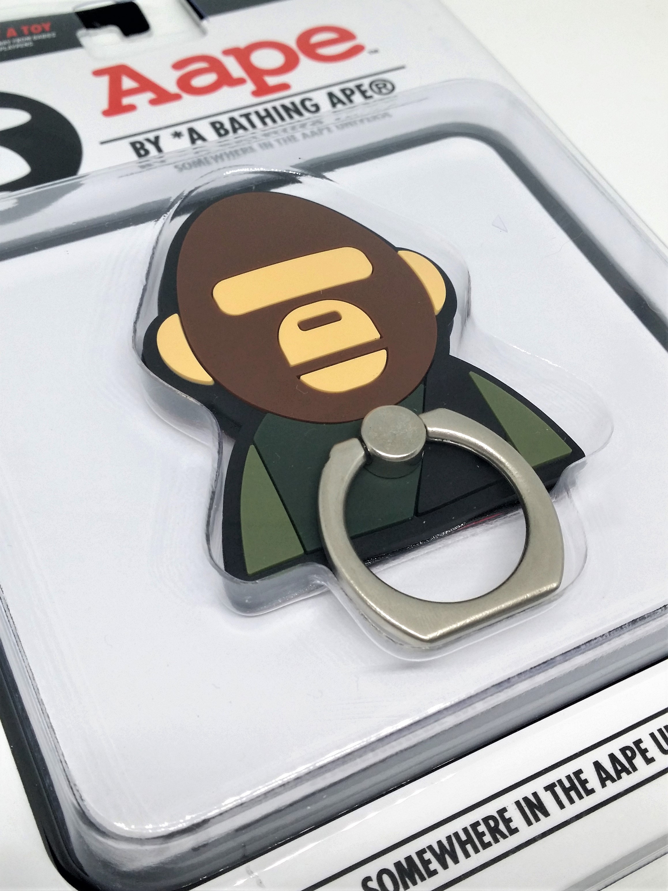 A BATHING APE Bape Aape Soldier Phone Ring Holder - Brand New Sealed