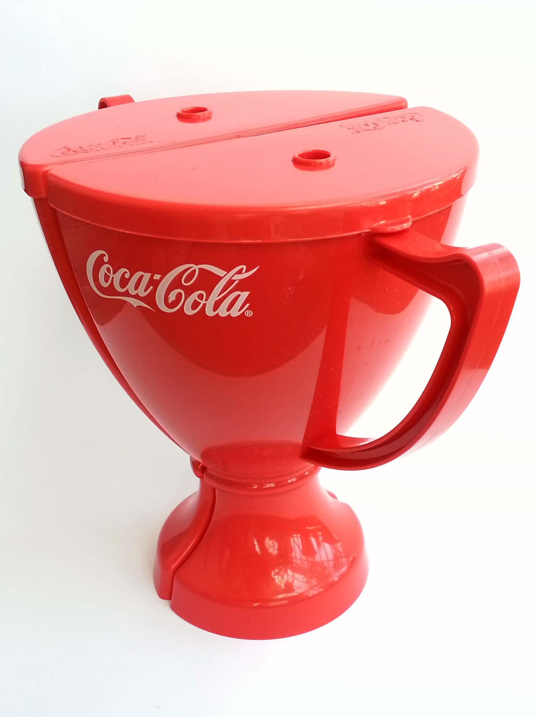 Coca Cola Trophy Shaped 2-in-1 Plastic Drink Cup