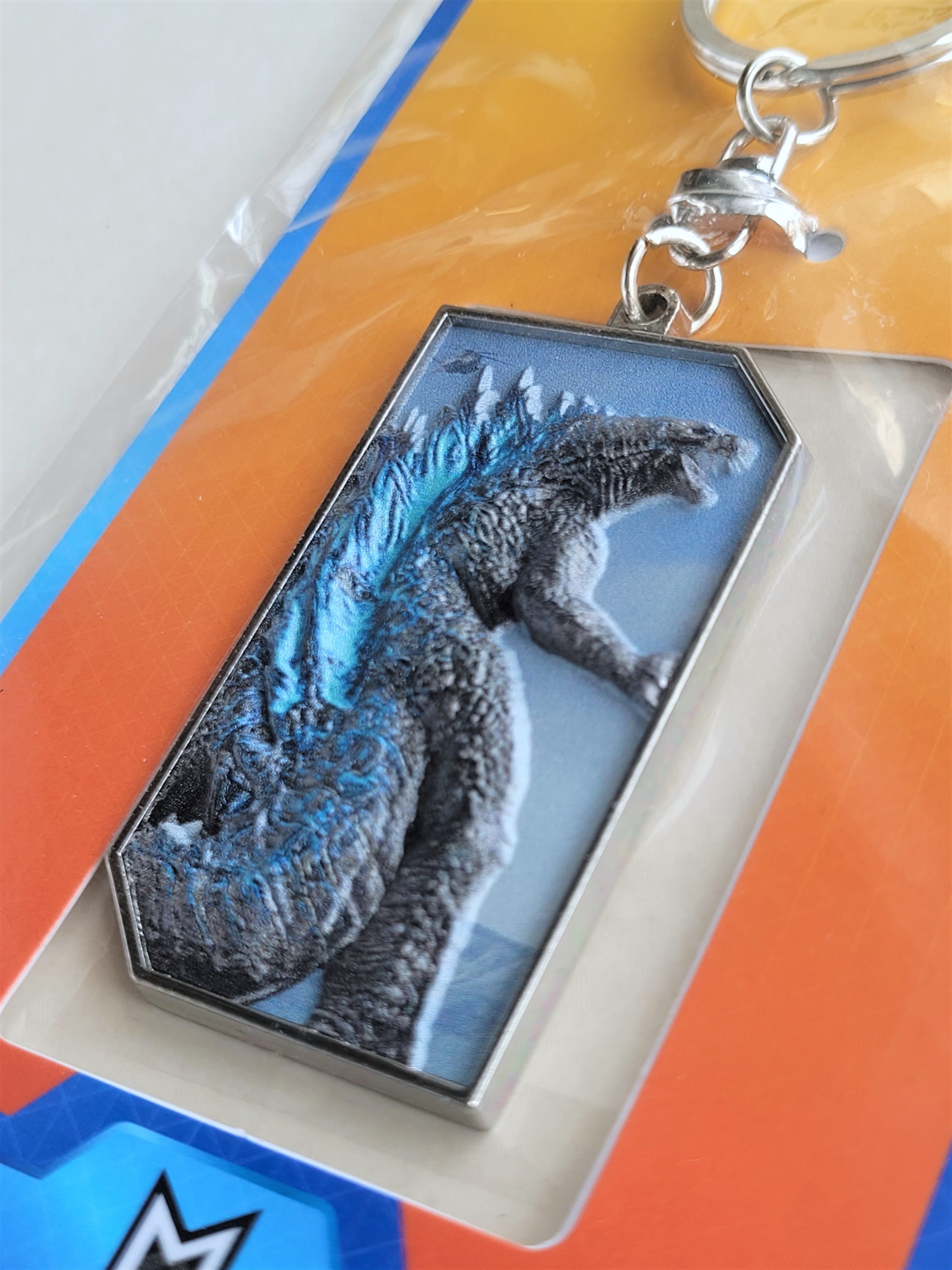 Godzilla vs Kong Metal Relief Keychain - 2021 Japan Movie Theater Exclusive Collectibles