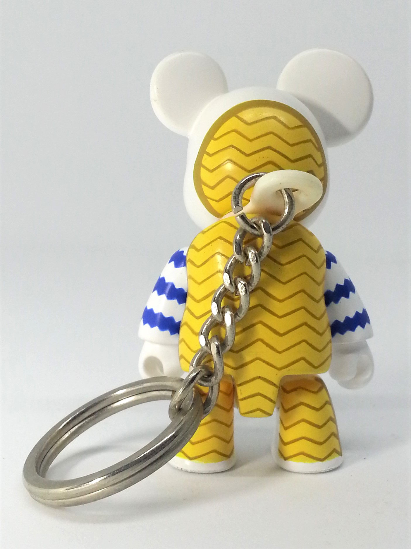 2004 Adidas Originals x Toy2R QEE Adicolor (Blue & White) Figure Keychain