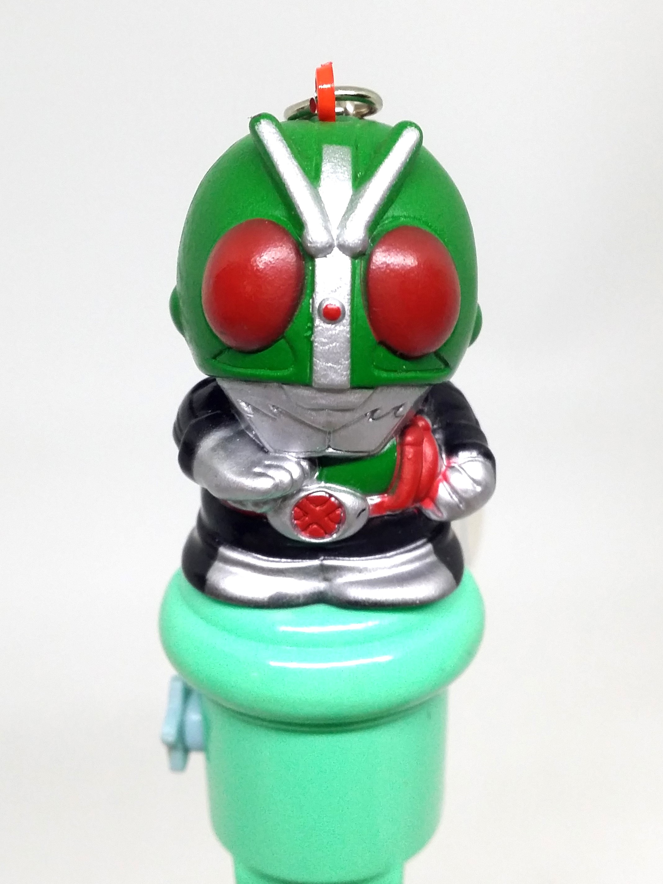Kamen Rider SD V1 Folding Hand Fan w/ Figure Handle - 1994 Yutaka Japanese Anime Masked Rider