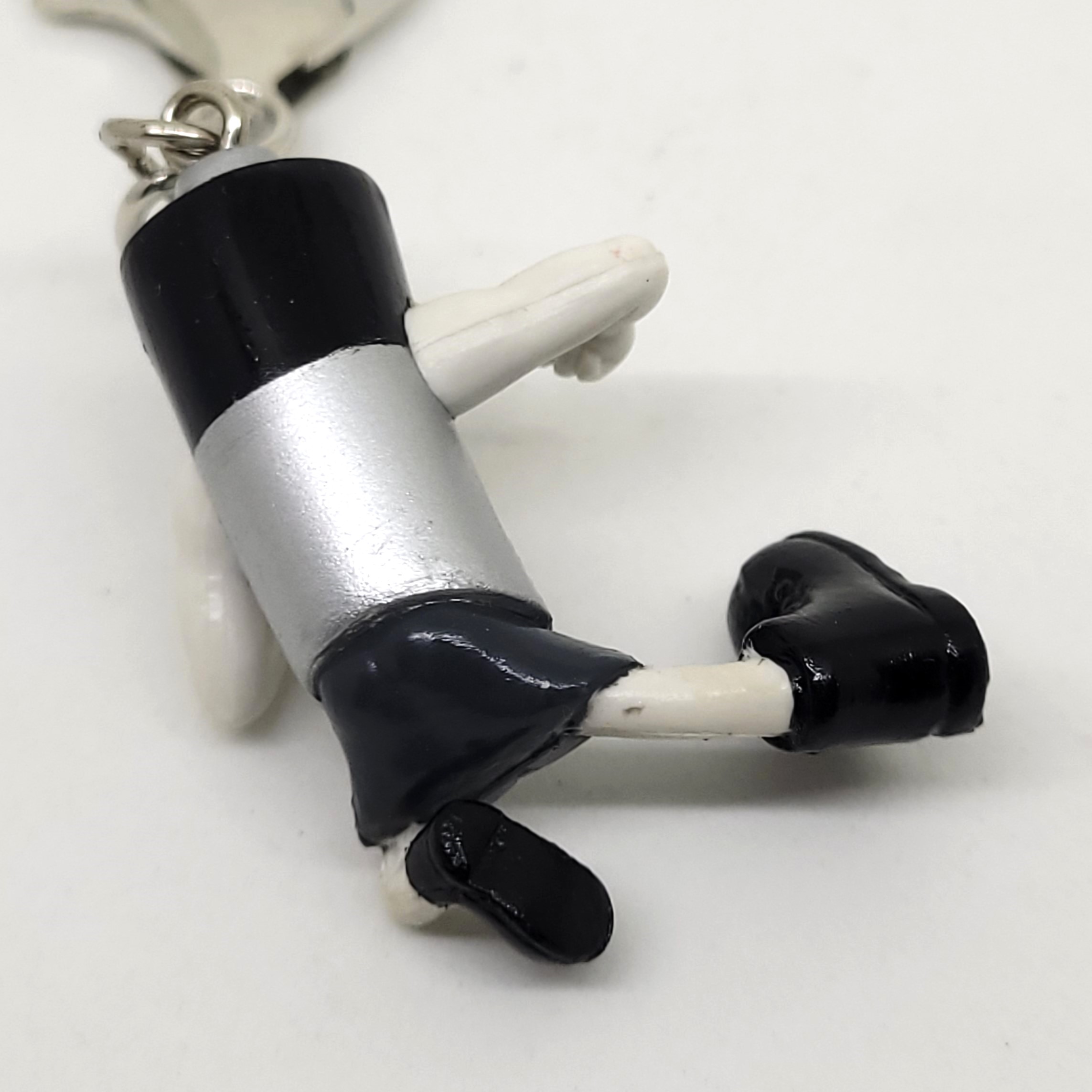 Energizer Battery Mascot Keychain (Bruce Lee Flying Kick) - 2000s Mr. Energizer