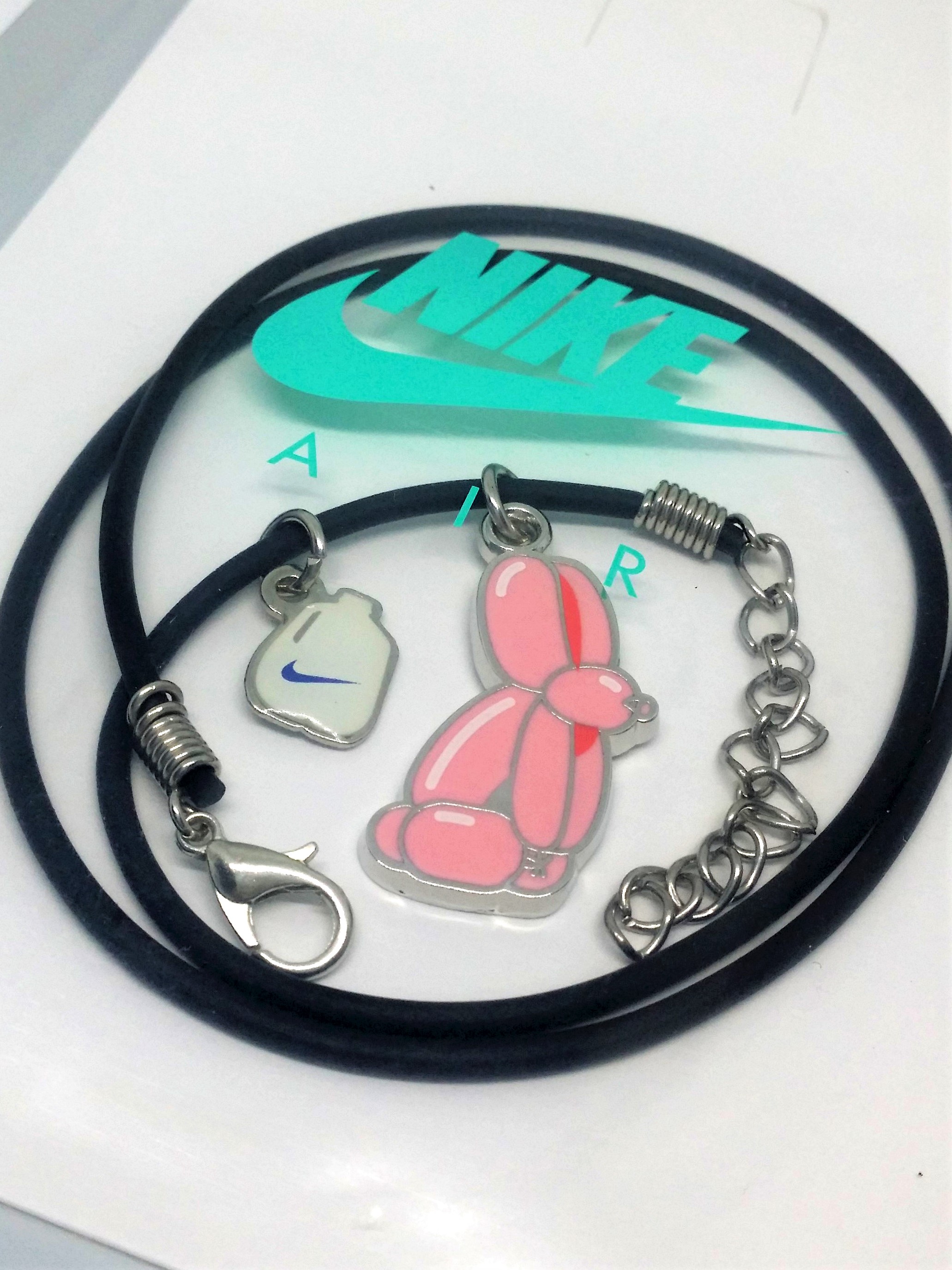Nike Air Max Day Charms w/ Leather Cord Necklace / Bracelet (#3) - 2018 HK Exclusive
