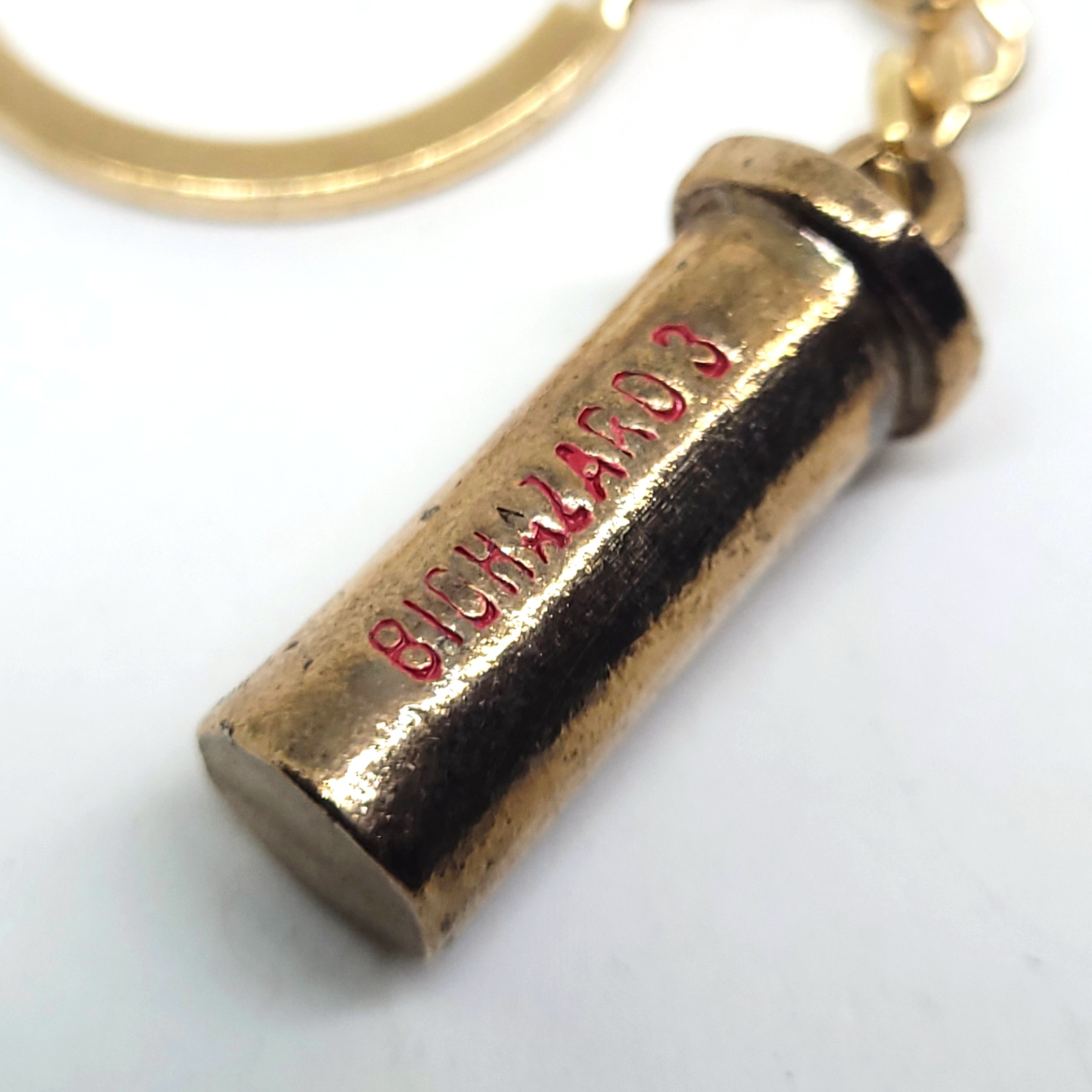 BIOHAZARD 3 Shotgun Ammo Keychains (Gold / Silver / Bronze) - 1999 Capcom Resident Evil Hong Kong Comics