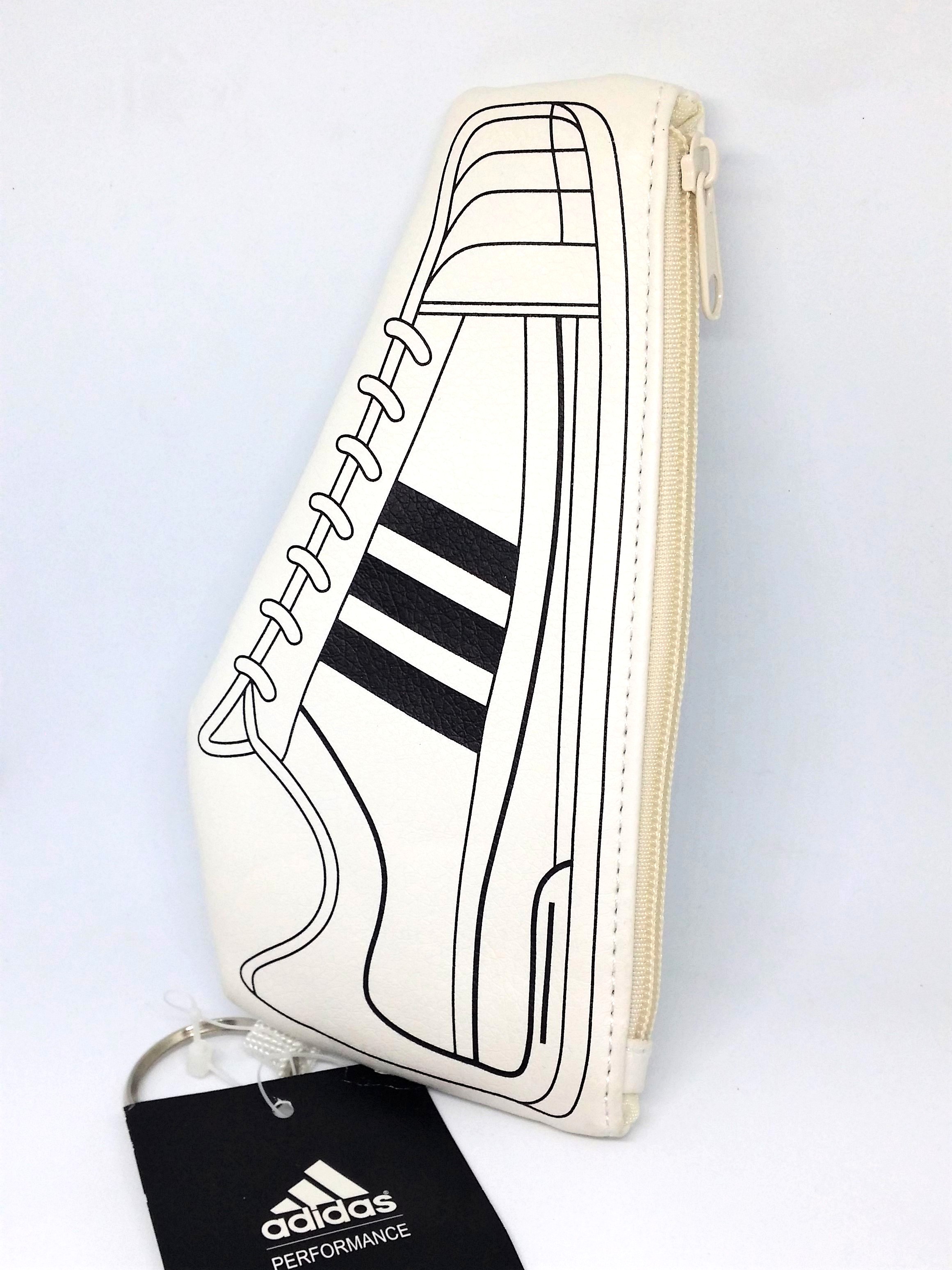 Adidas Zipper Pouch w/ Double Sided Sneaker Print - New With Tag