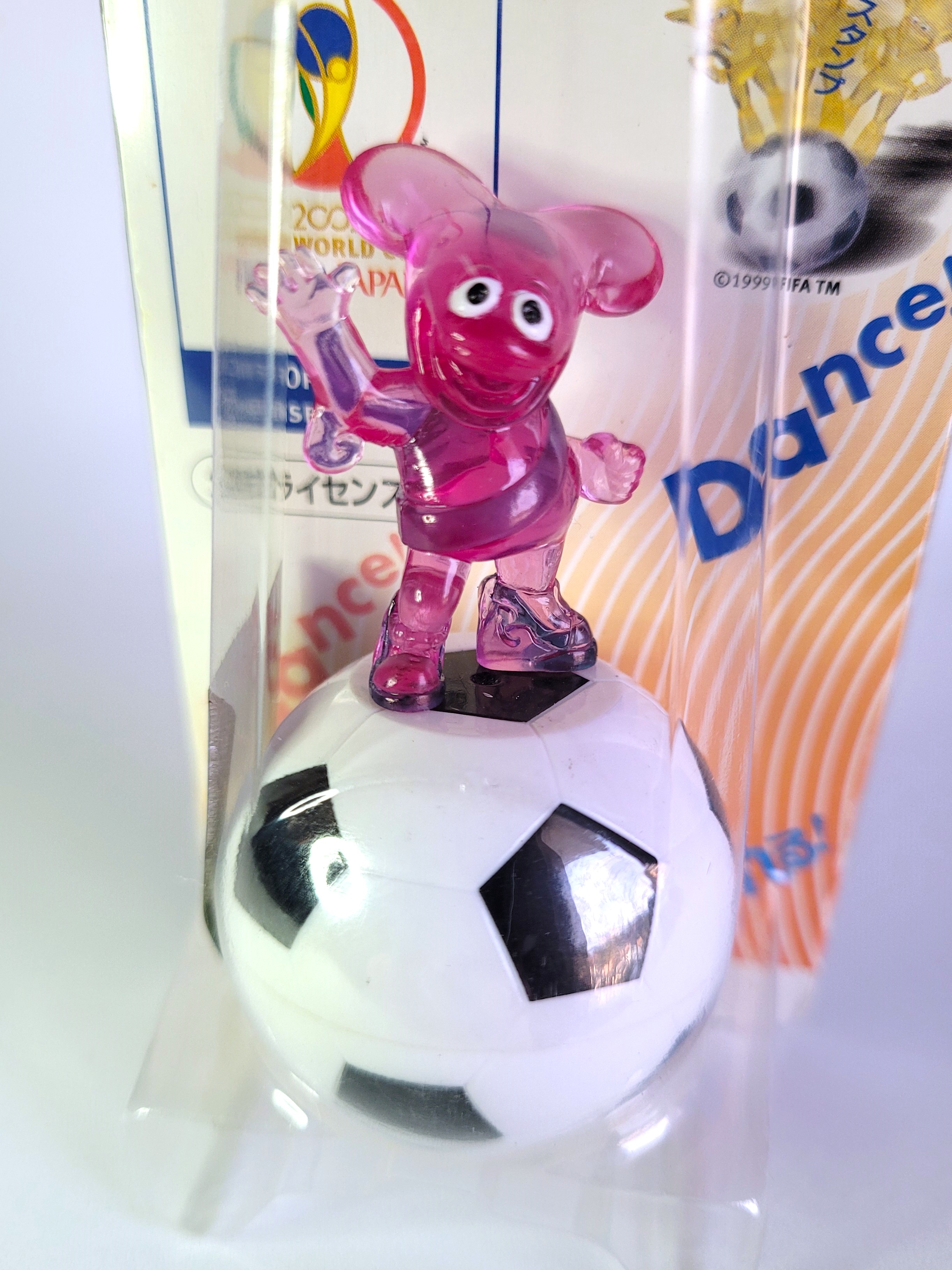 2002 Fifa World Cup Mascots (KAZ / ATO / NIK) Dancing Stamps / Tumbler Figure Rubber Stamps