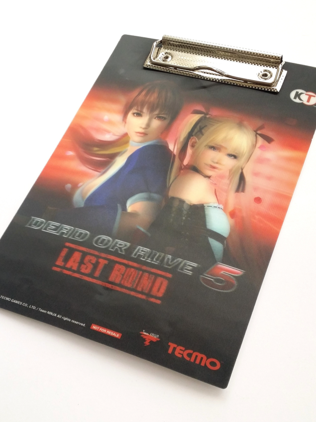 Dead or Alive 5 Last Round 3D Lenticular Clipboard - 2015 Koei Tecmo DOA5
