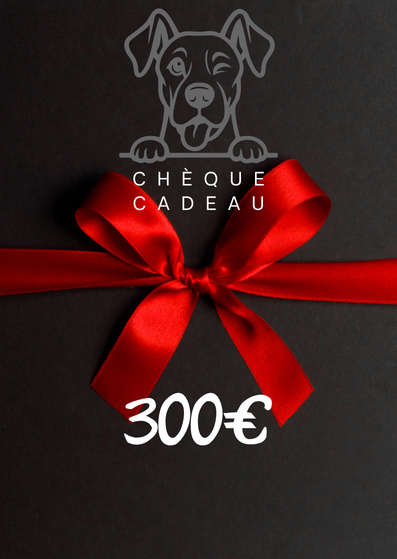 chèque cadeau chien