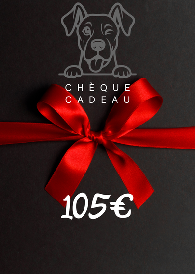 chèque cadeau chien