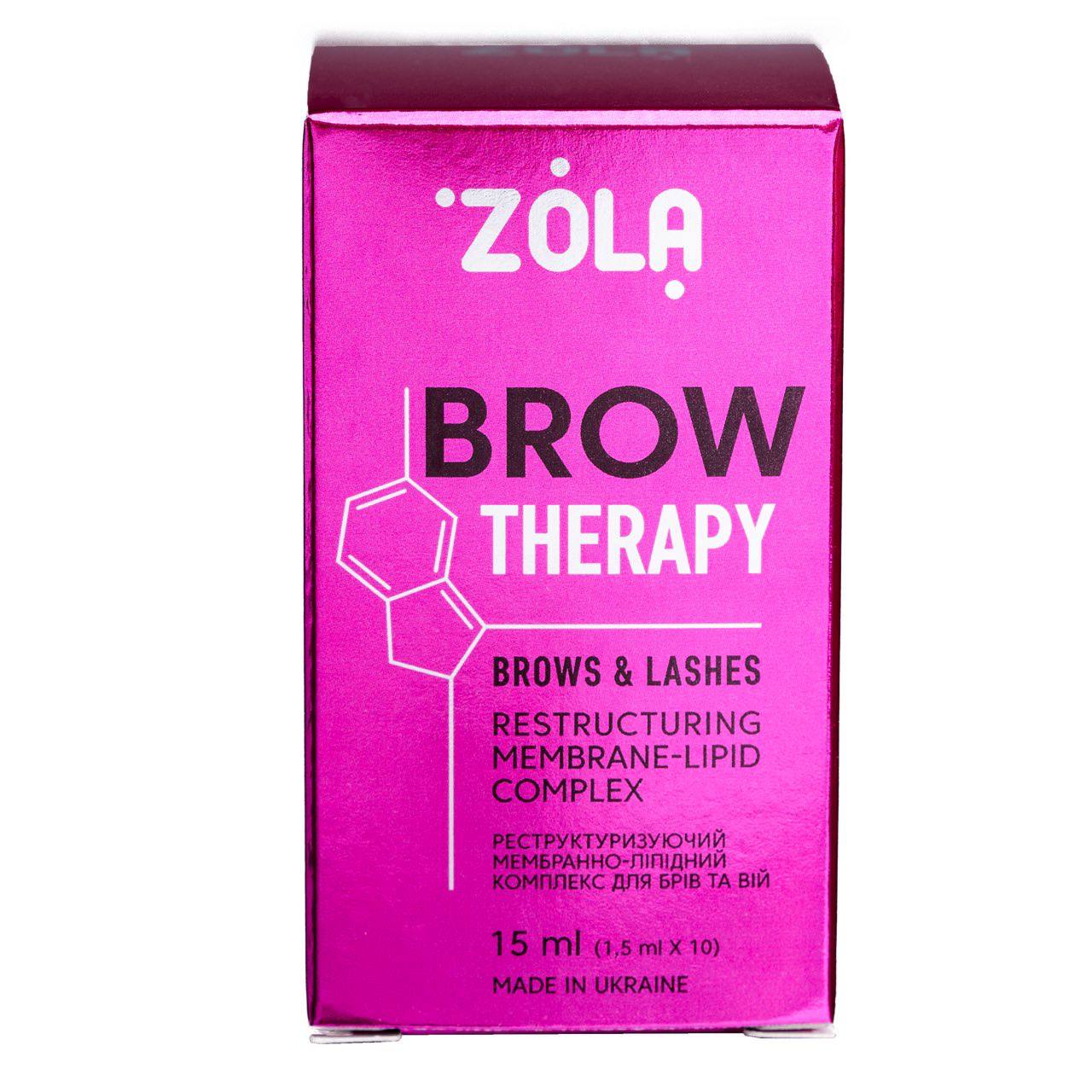 ZOLA Brow Therapy – antakių restruktūrizuojanti priemonė