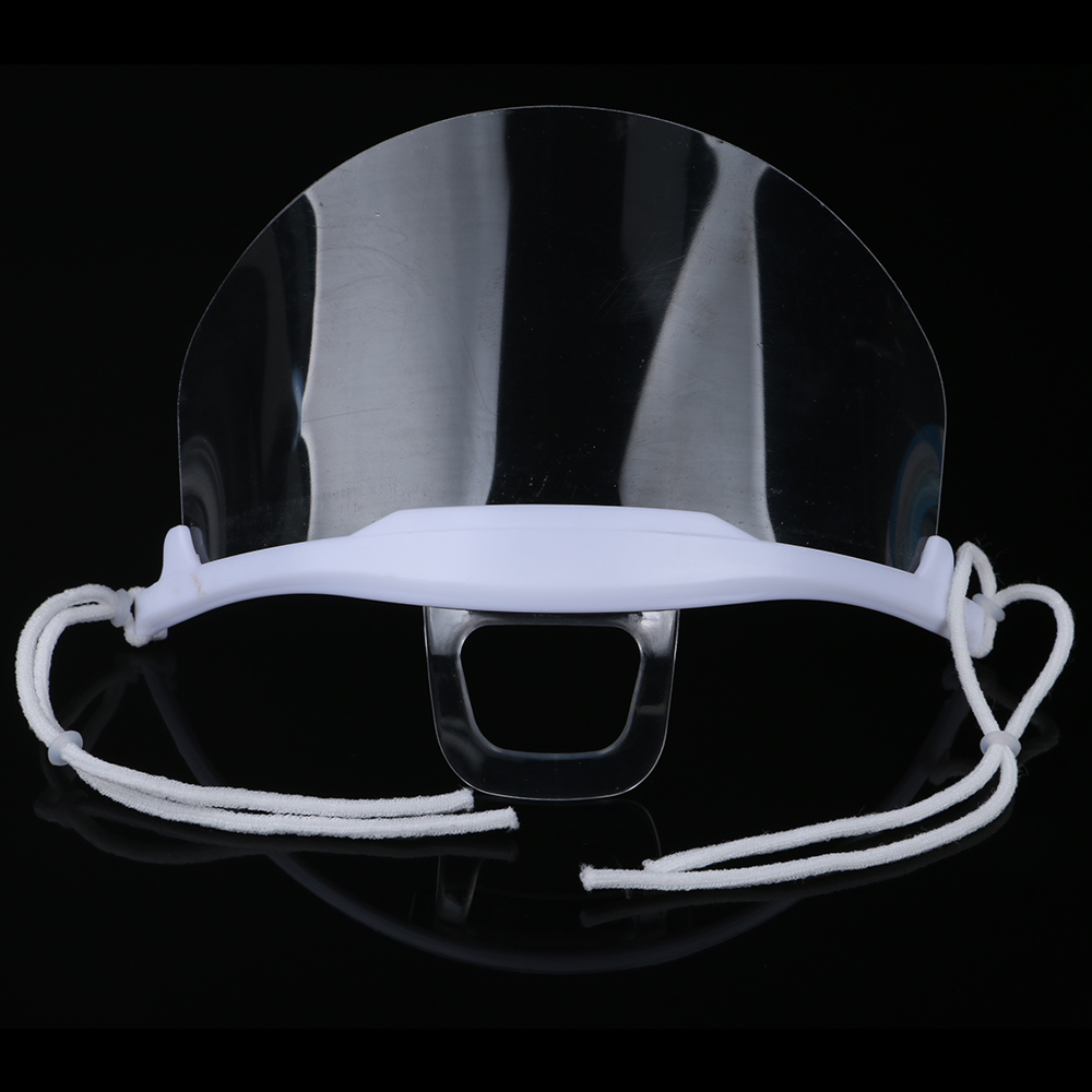 Skaidri plastikinė apsauginė veido kaukė