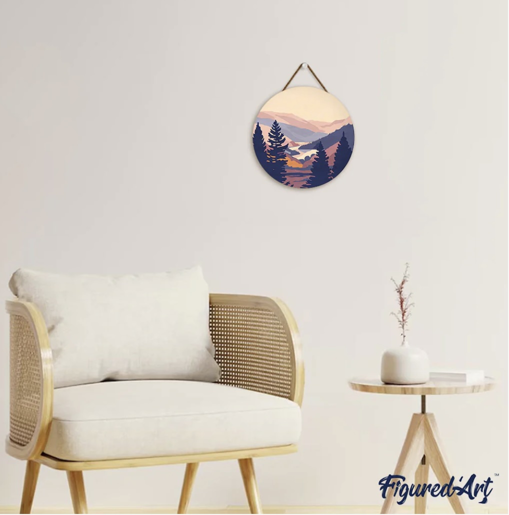 🍂 Kit Peinture par numéros – Vallée d’Automne