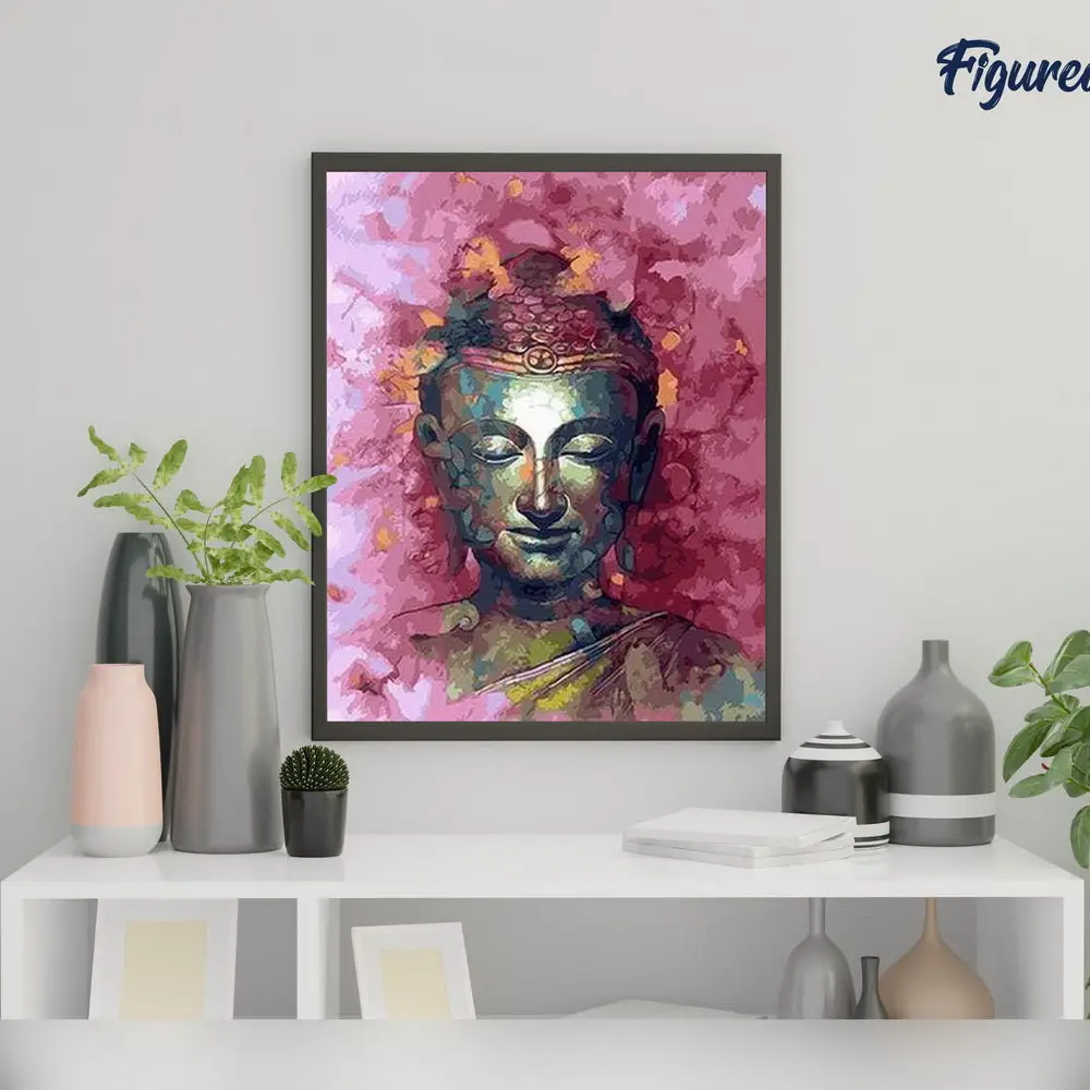 🧘‍♂️ Kit Peinture par numéros – Bouddha Précieux